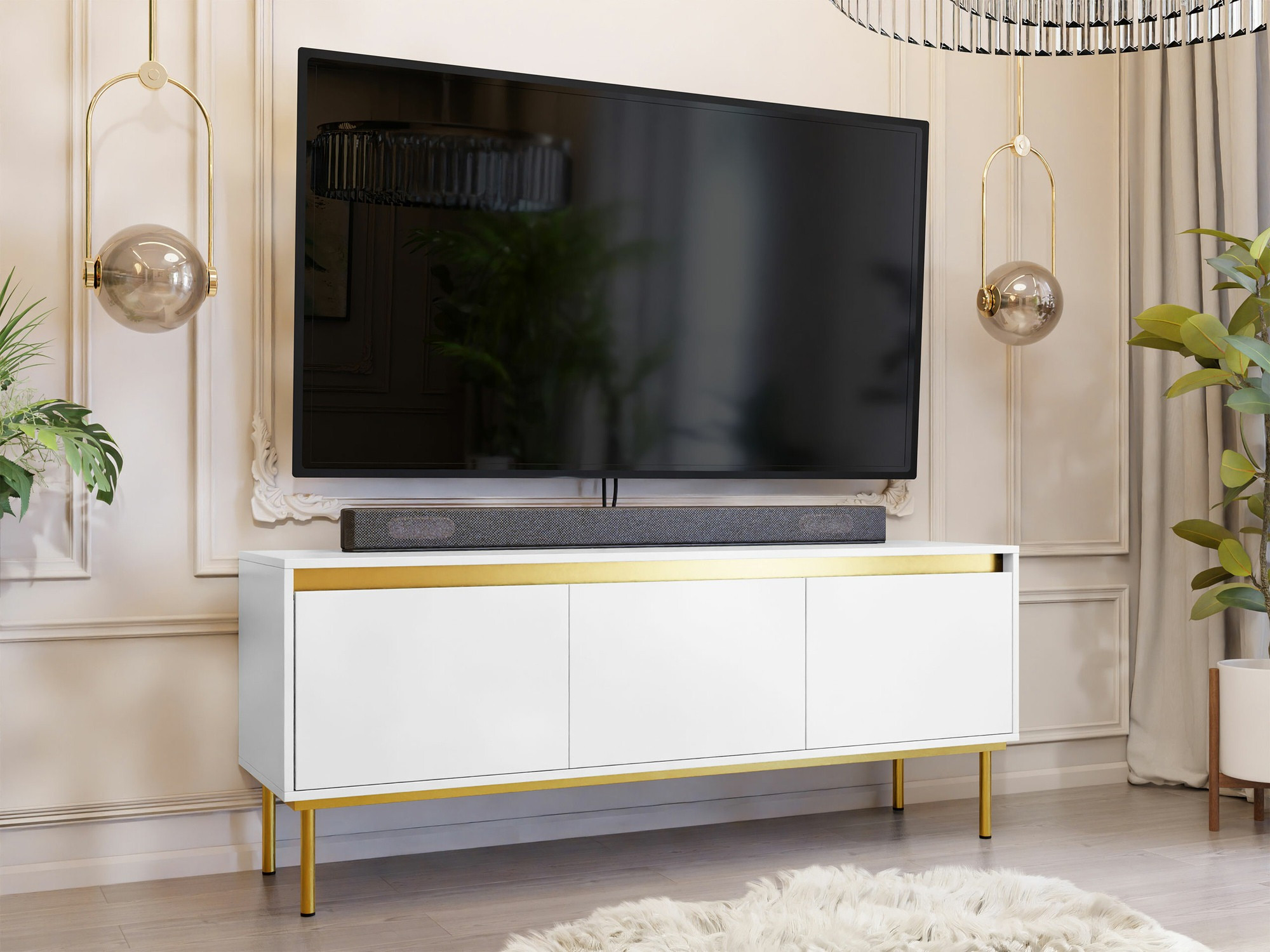 Mueble TV Comfivo Betula (Blanco)
