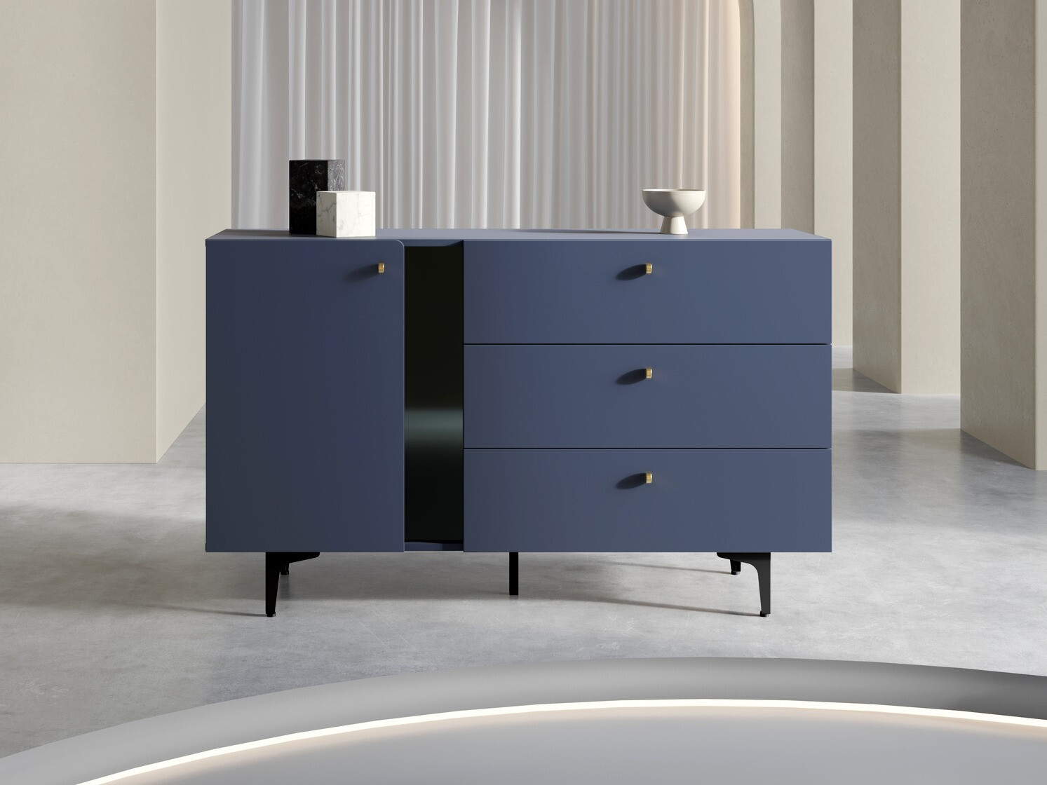 Cómoda Fresno AF103 (Azul)