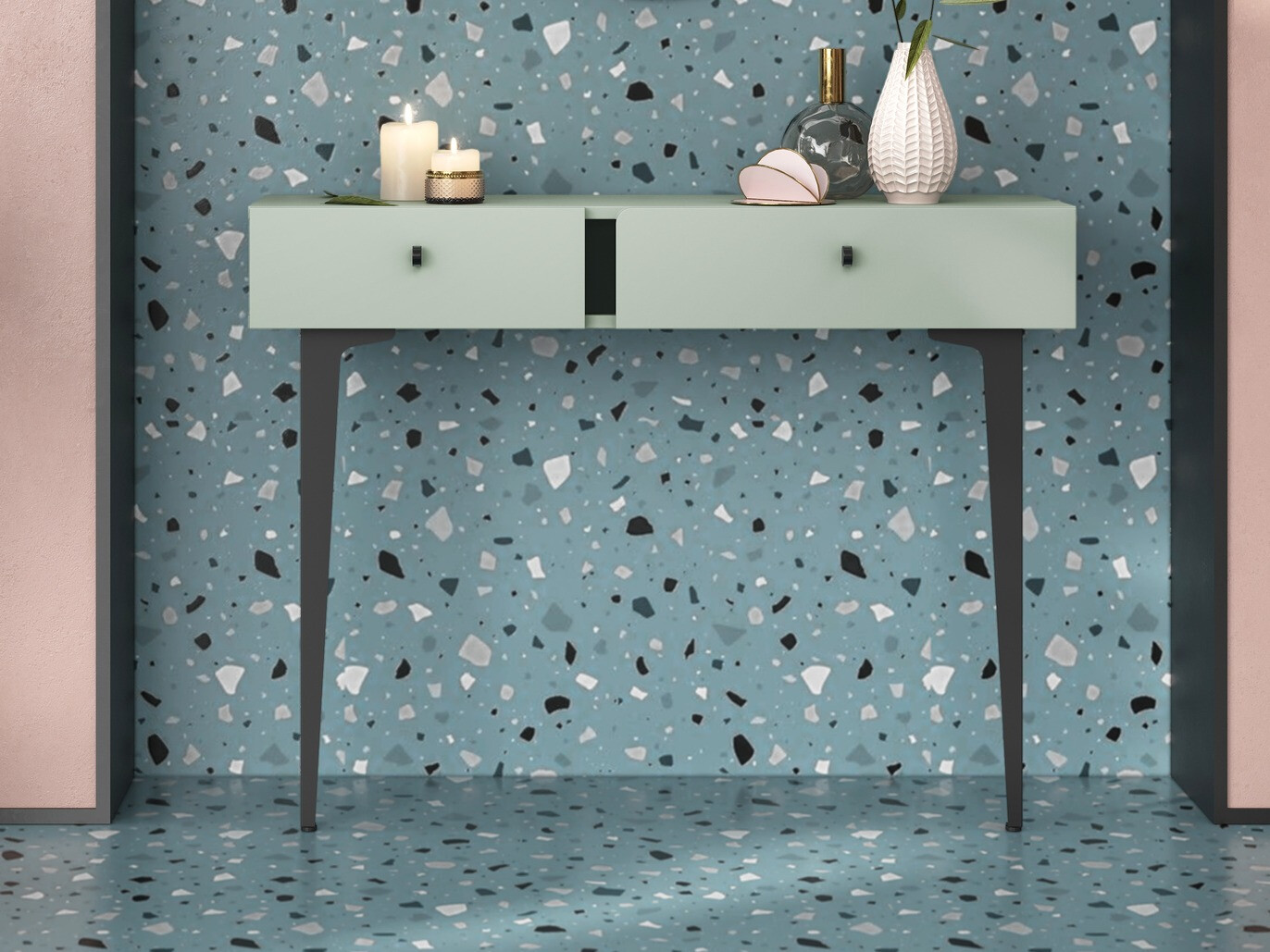 Consola Fresno AF106 (Verde polvoriento)