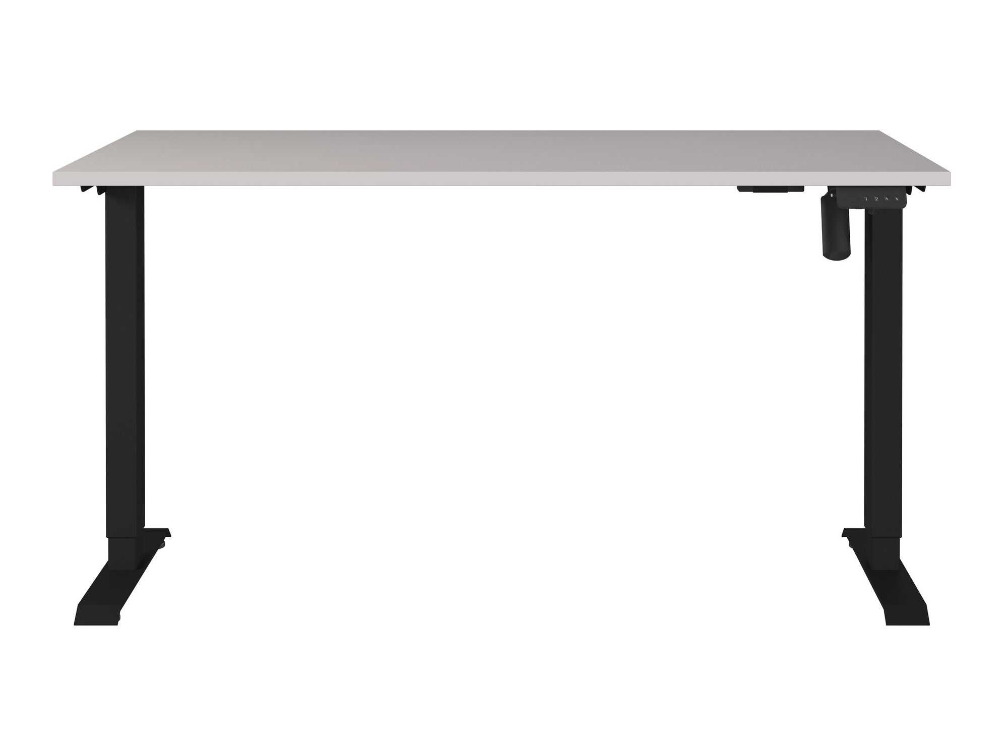 Escritorio de altura regulable Lartesi 117 (Cachemira + Negro)