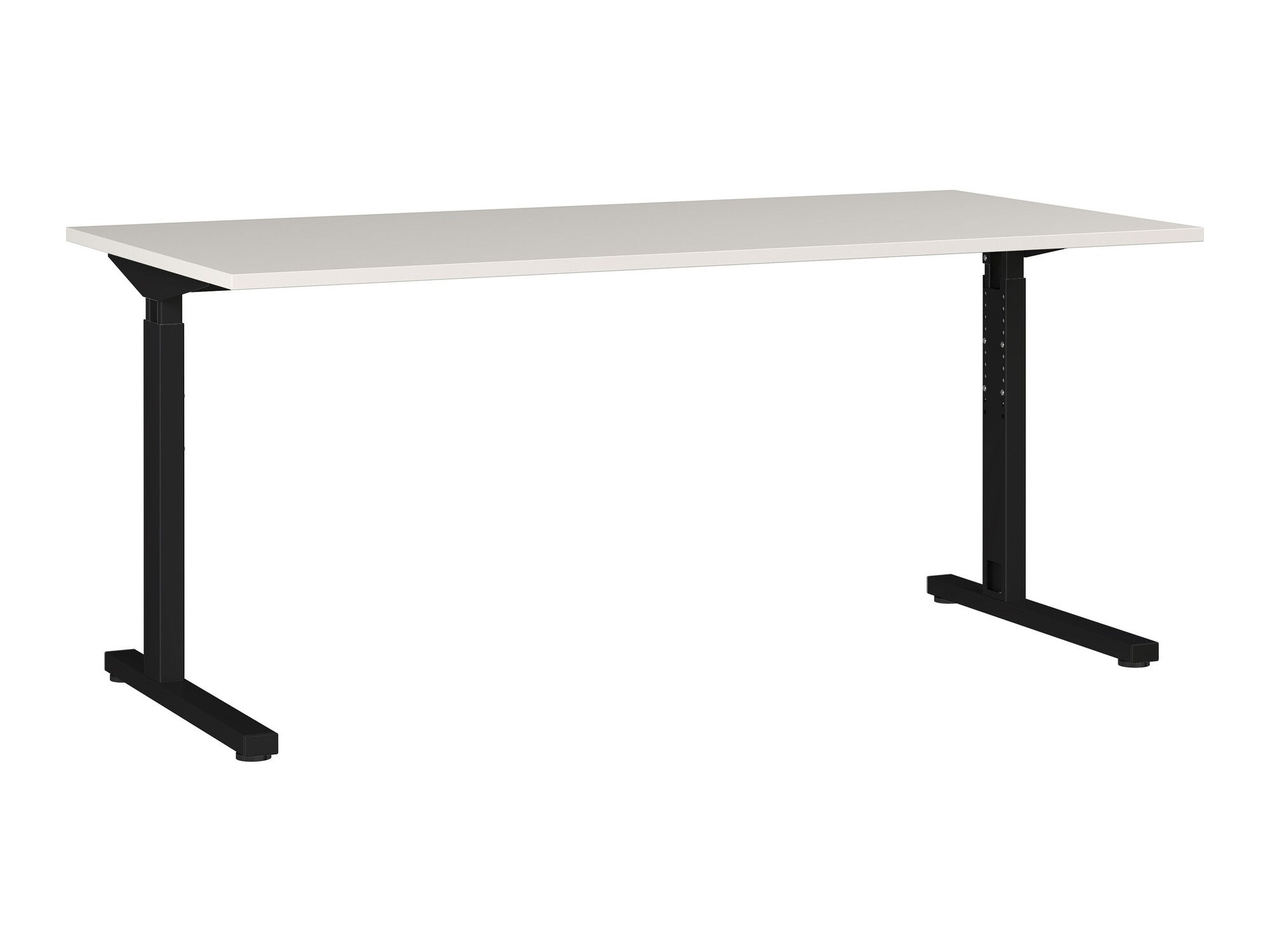 Mesa de oficina Lartesi 107 (Gris claro + Negro)