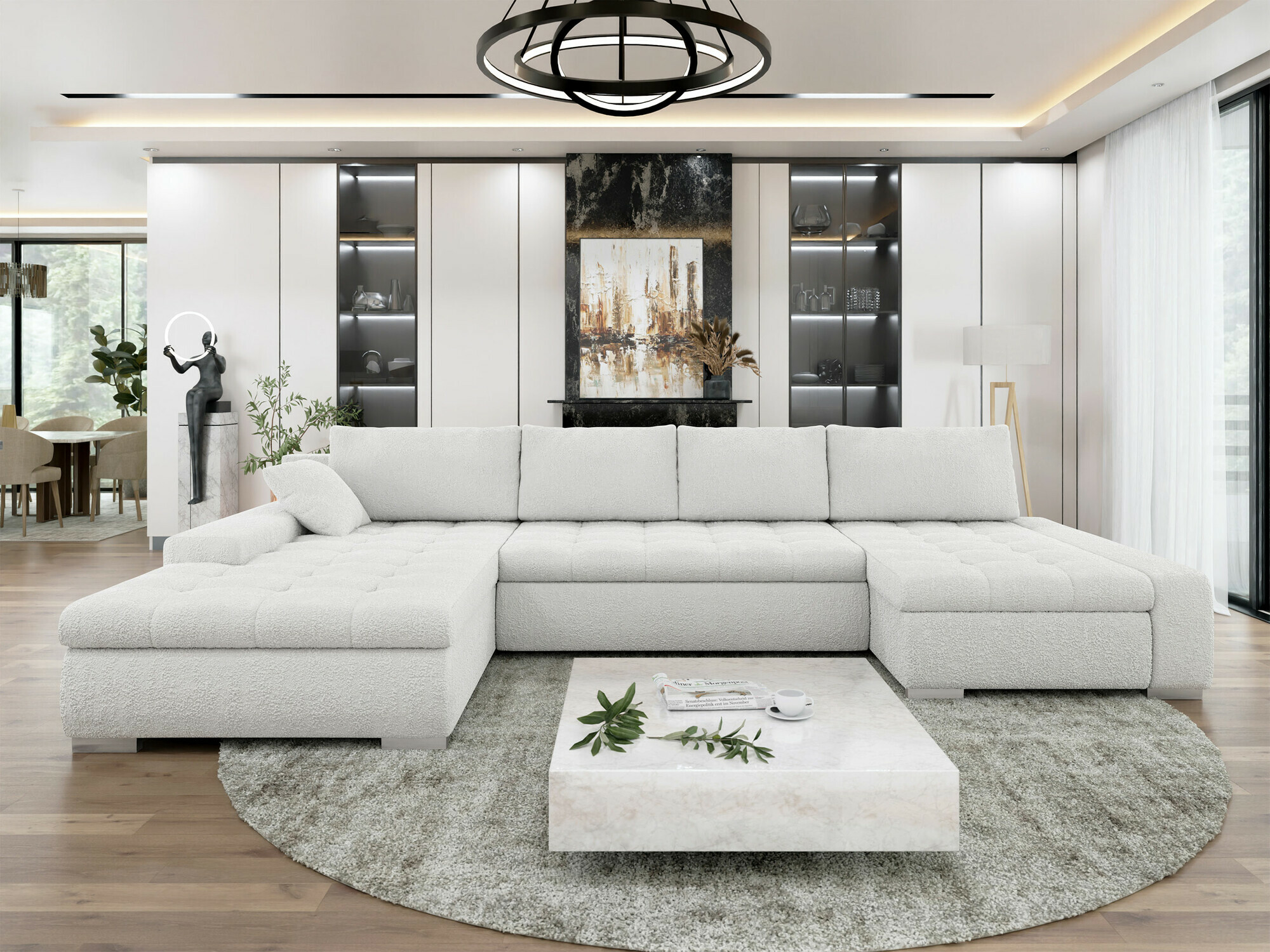 Sofá rinconero Comfivo Oliva I (Baloo 2073)