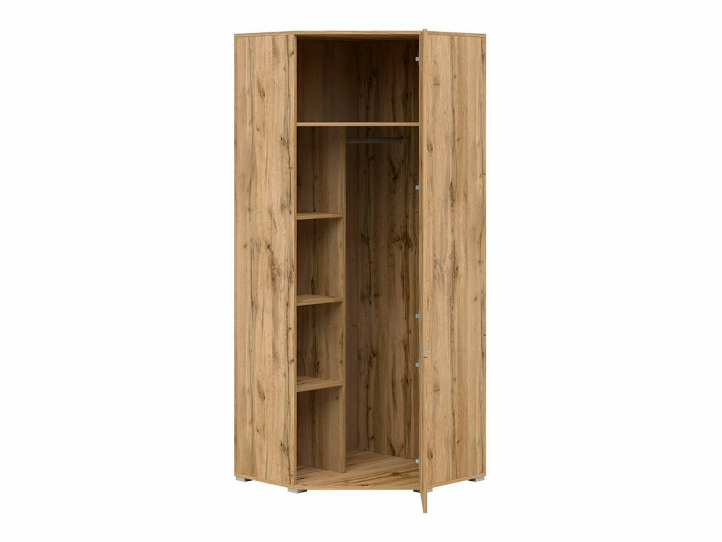 Armario de rincón Tivetra 116 (Roble wotan)