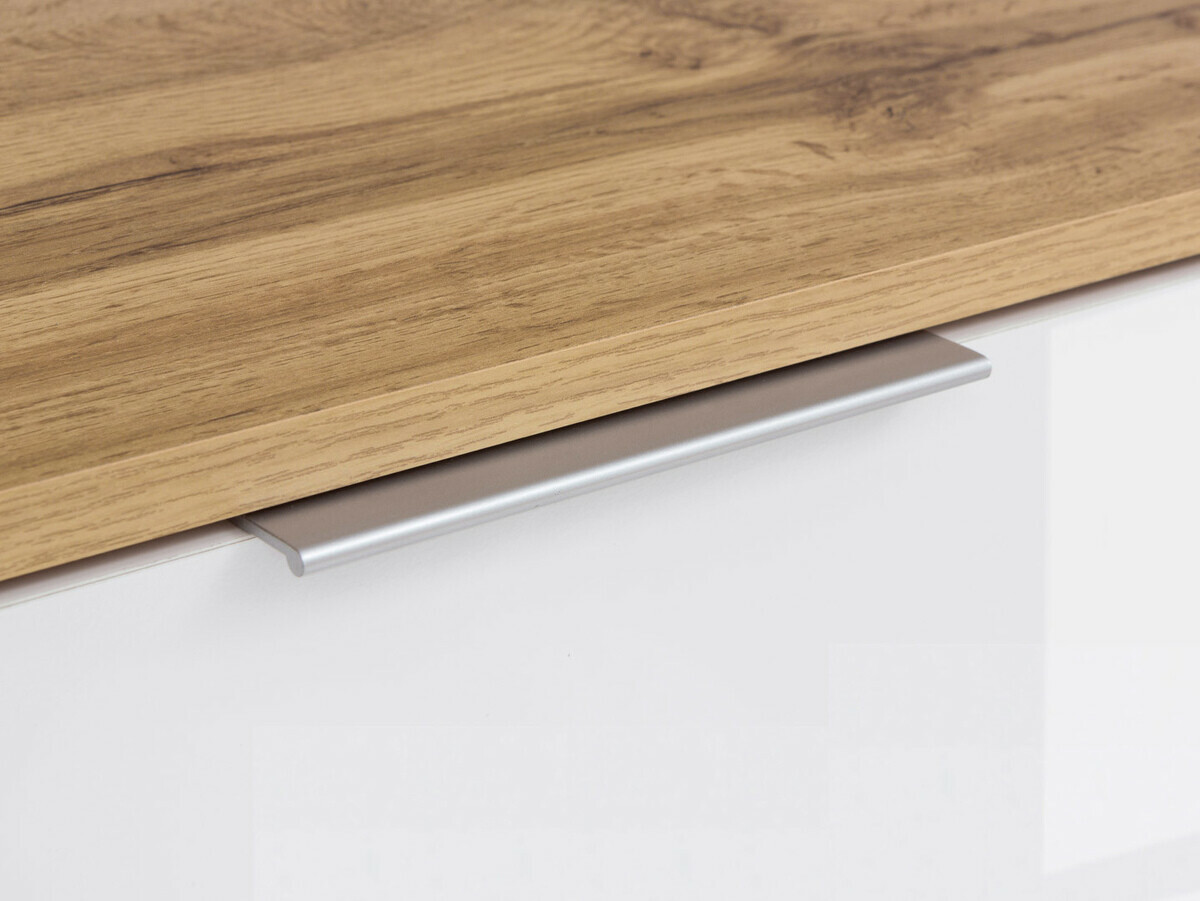 Cómoda Tivetra 102 (Roble wotan + Blanco brillante)