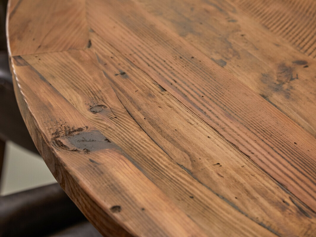 Conjunto de comedor Manor House 184 (Olmo + Blanco + Marrón)