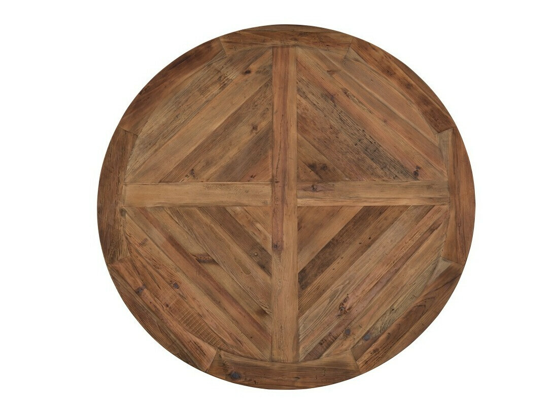 Conjunto de comedor Manor House 184 (Olmo + Blanco + Marrón)