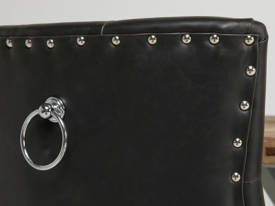 Conjunto de comedor Manor House 184 (Olmo + Blanco + Negro)