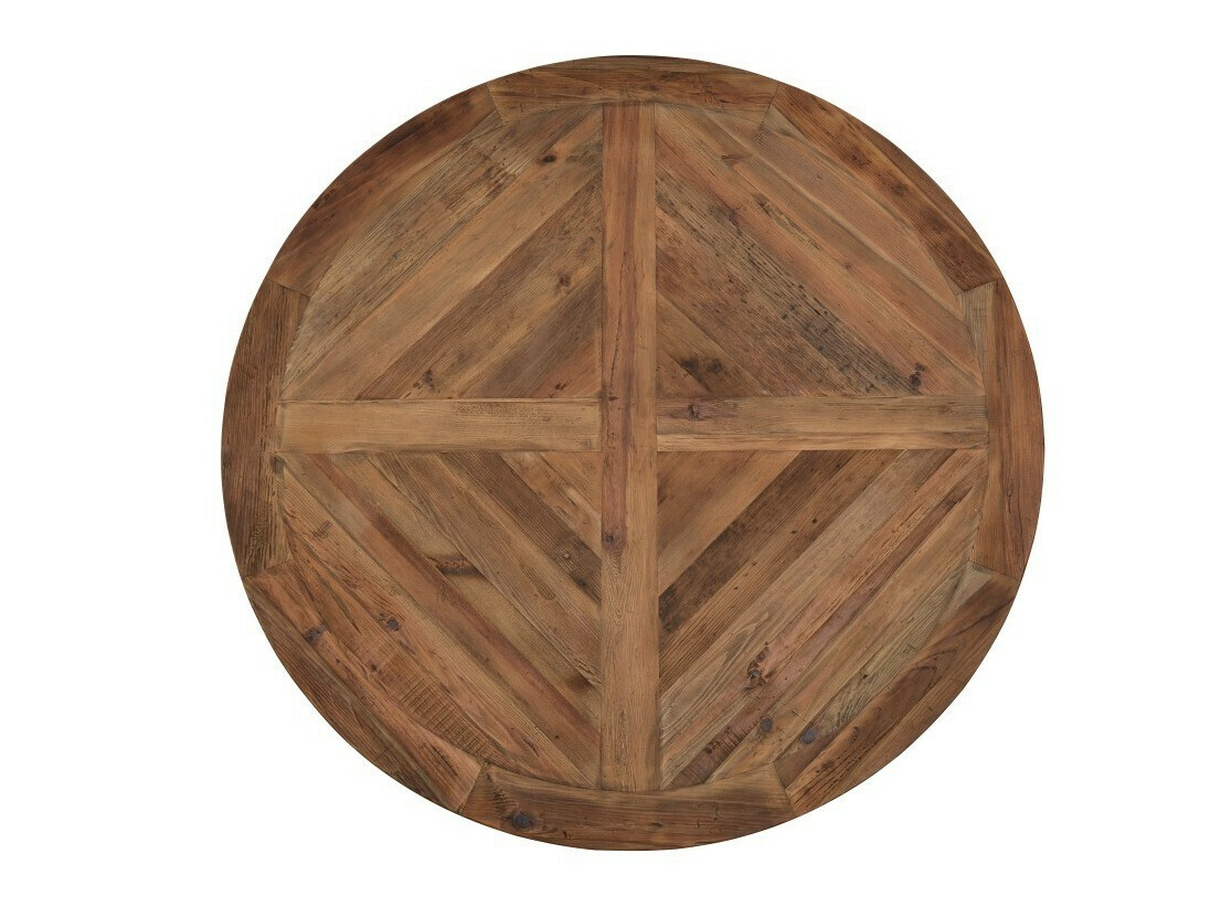 Conjunto de comedor Manor House 184 (Olmo + Blanco + Negro)