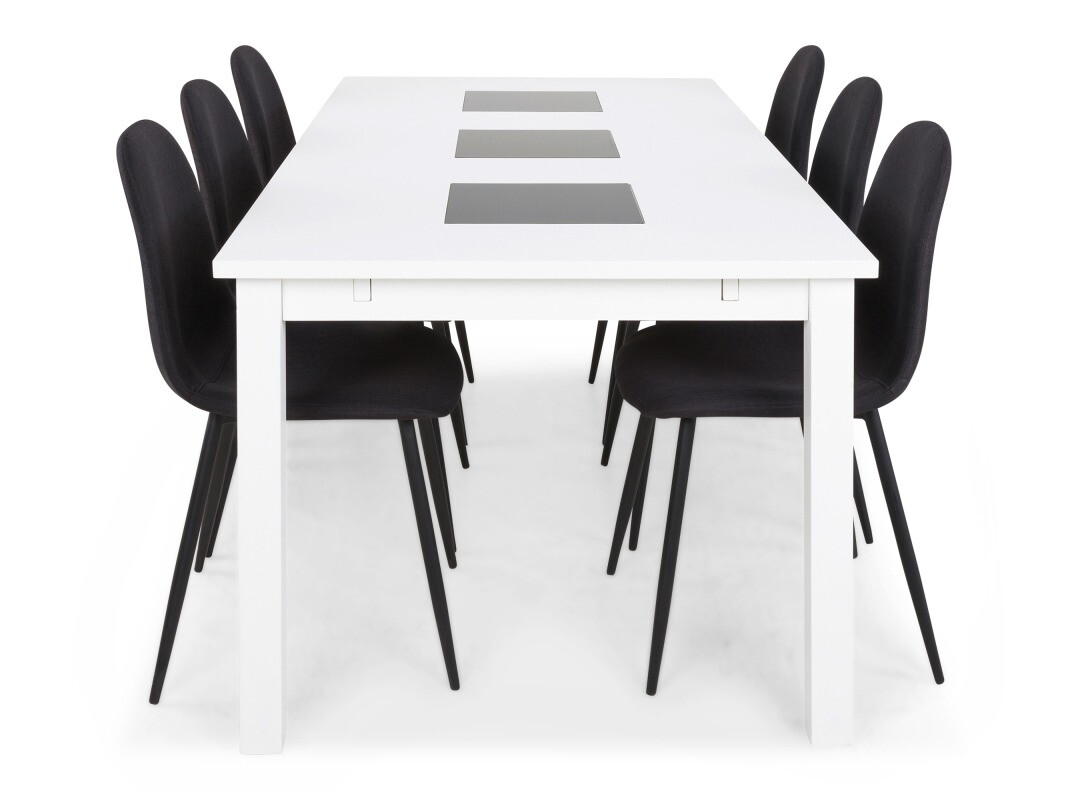 Conjunto de comedor Scandinavian Choice 595 (Negro)