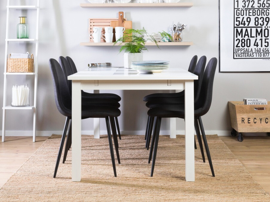 Conjunto de comedor Scandinavian Choice 595 (Negro)