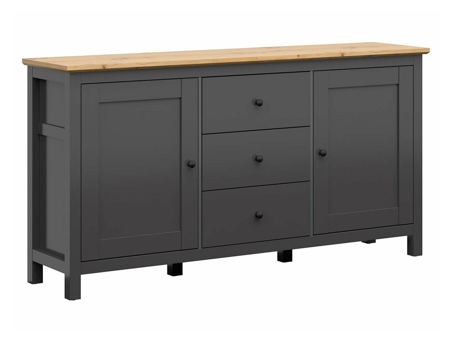 Cómoda Sordoro 101 (Grafito + Roble Artisan)