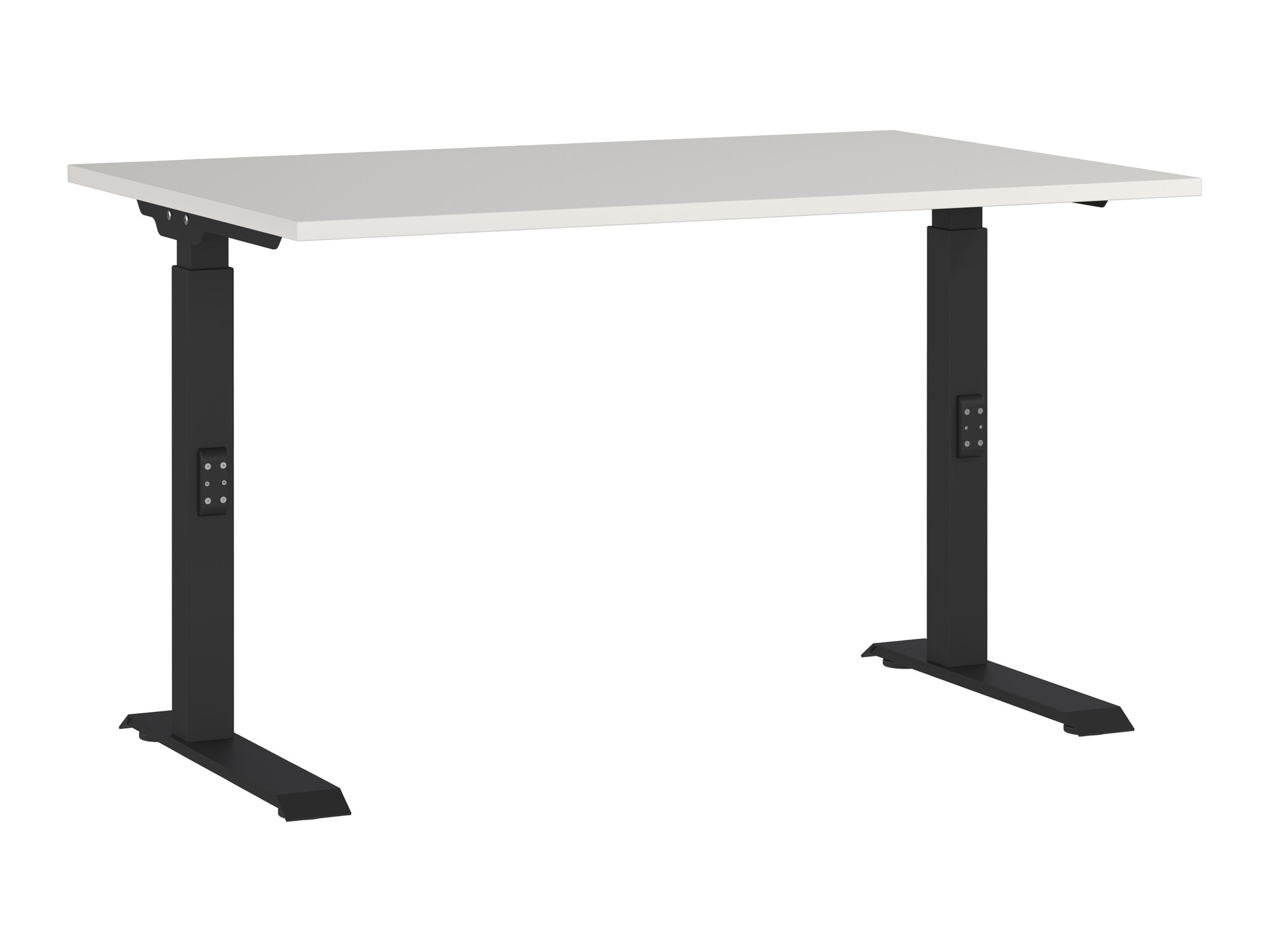 Mesa de oficina Eliromo 122 (Gris claro + Negro)