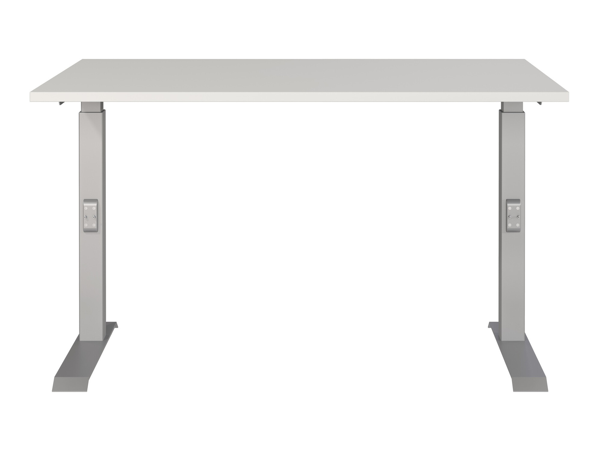 Mesa de oficina Eliromo 122 (Gris claro + Plata)