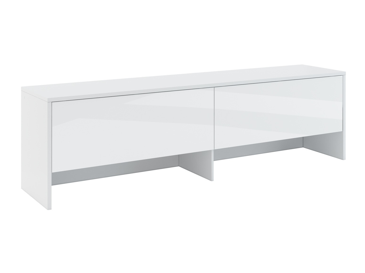 Aparador Concept Pro Lenart Levfere 118 (Blanco + Blanco brillante)