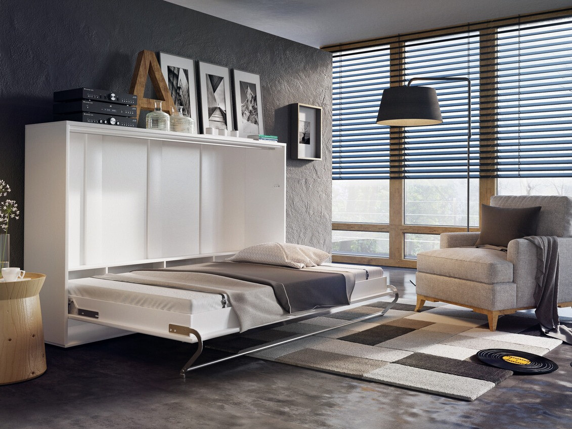 Cama plegable Concept Pro Lenart IV (Blanco)