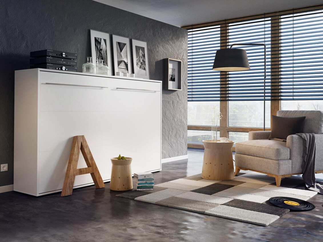 Cama plegable Concept Pro Lenart IV (Blanco)