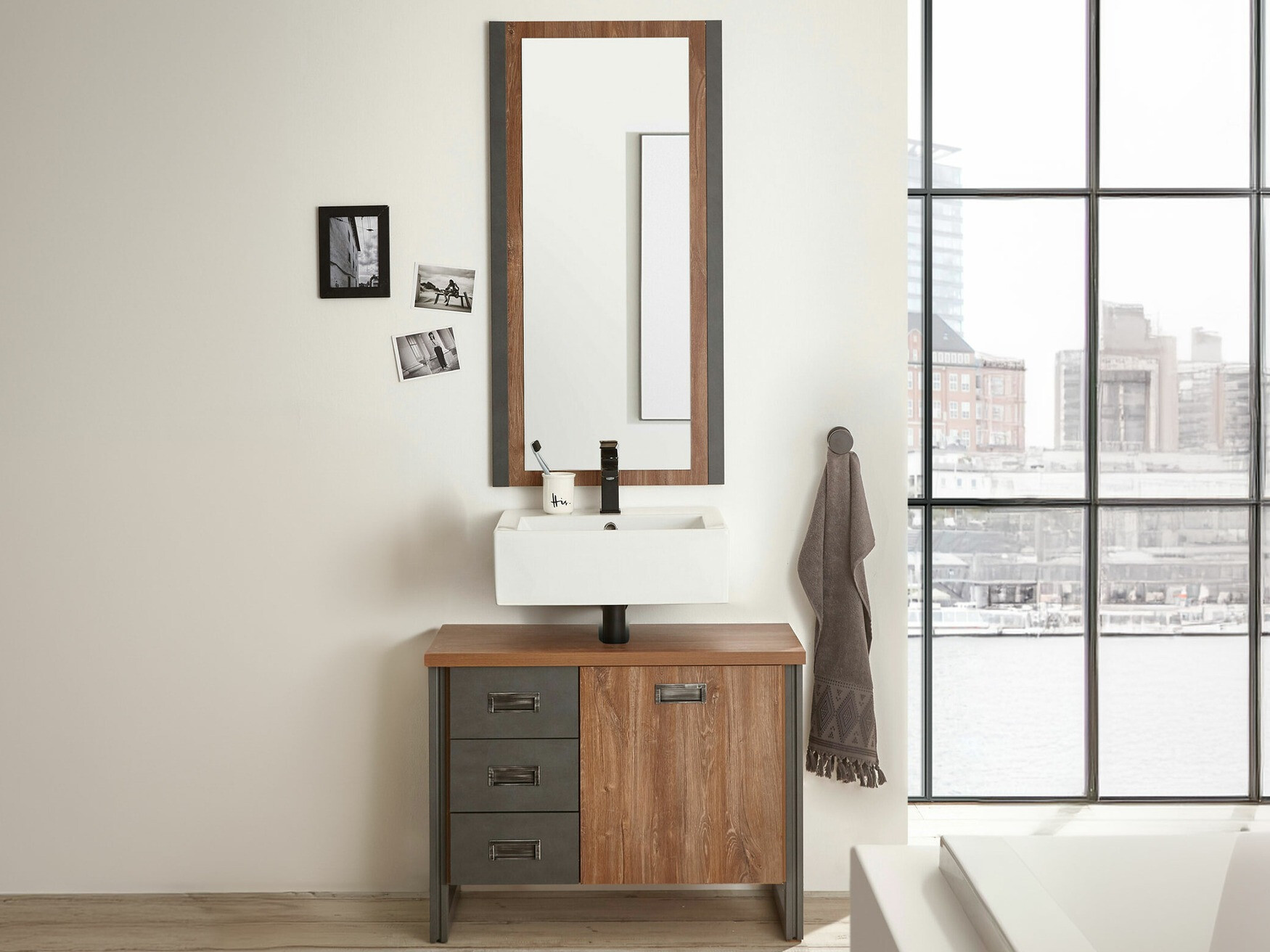 Conjunto de mueble de baño Virmeli 148