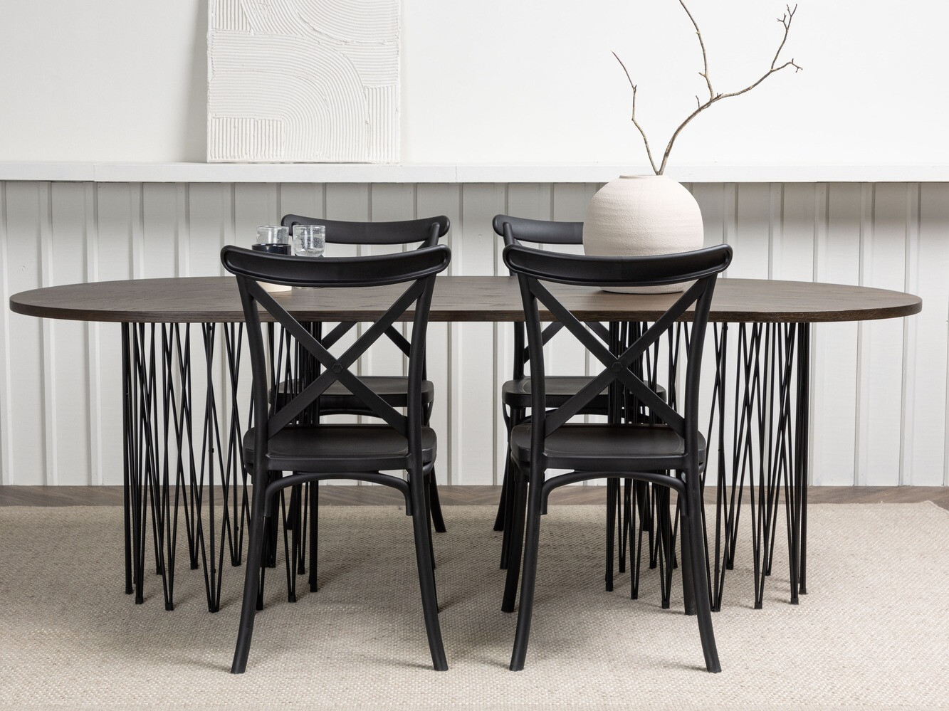Conjunto de mesas y sillas para comedor Dallas 3906