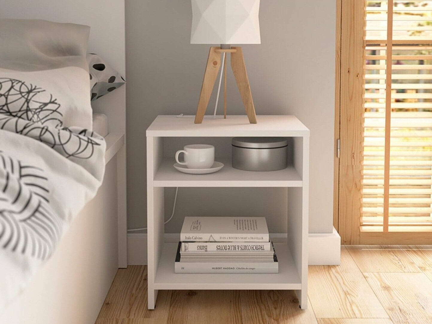 Mesilla de noche Votola 106 (Blanco)