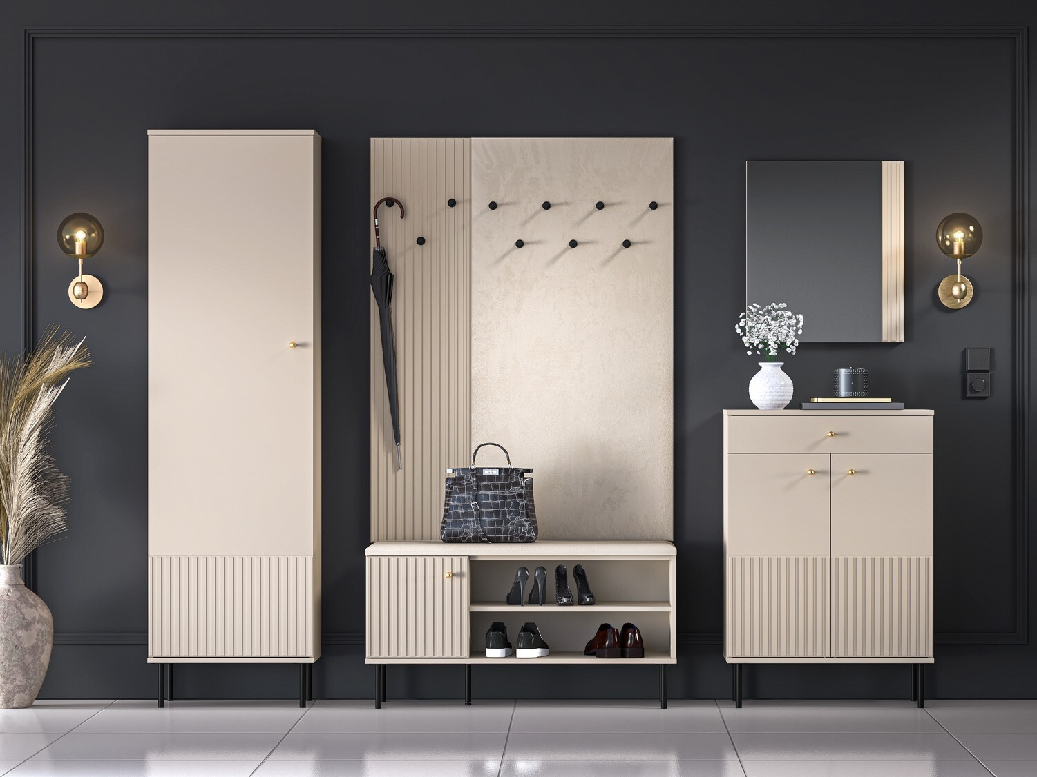 Conjunto para recibidor Marmeli 125