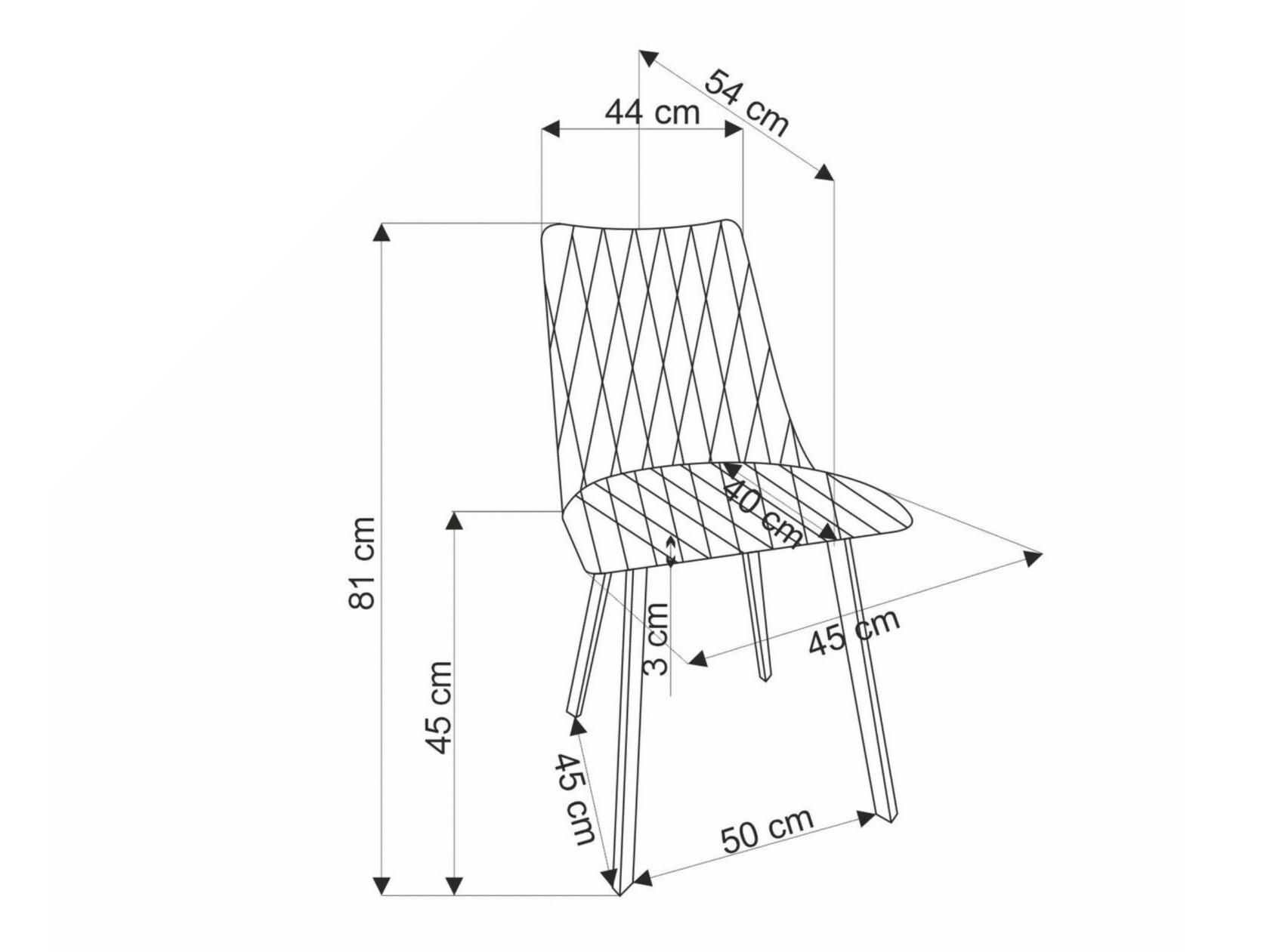 Silla Houston 1770 (Olivo claro)