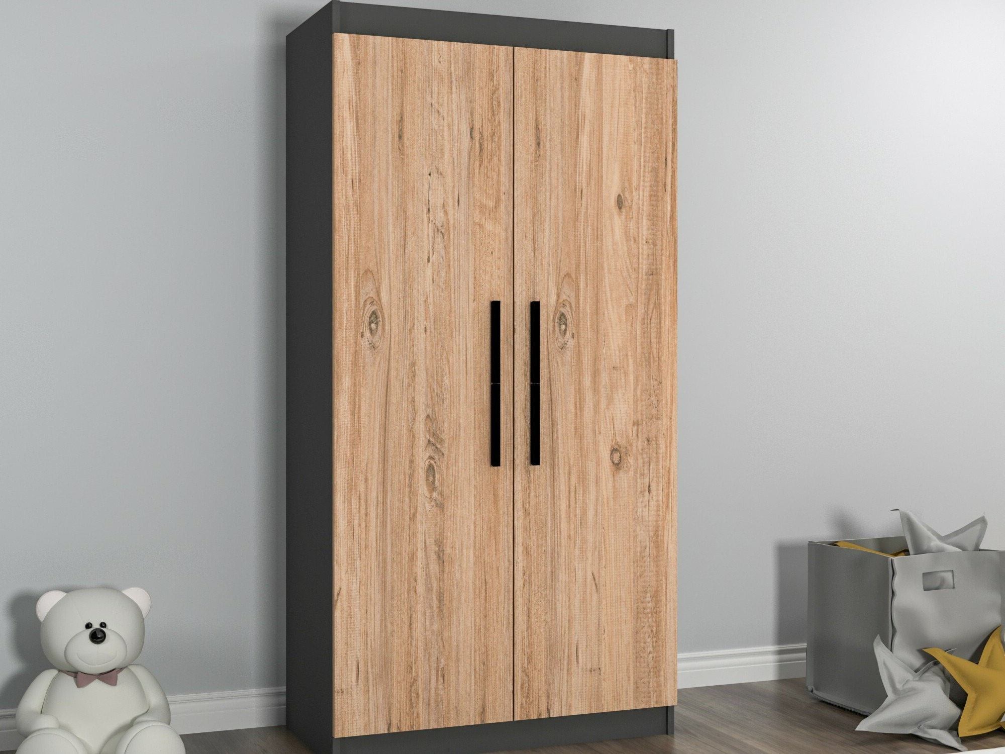 Armario Kailua 2186 (Antracita + Pino)