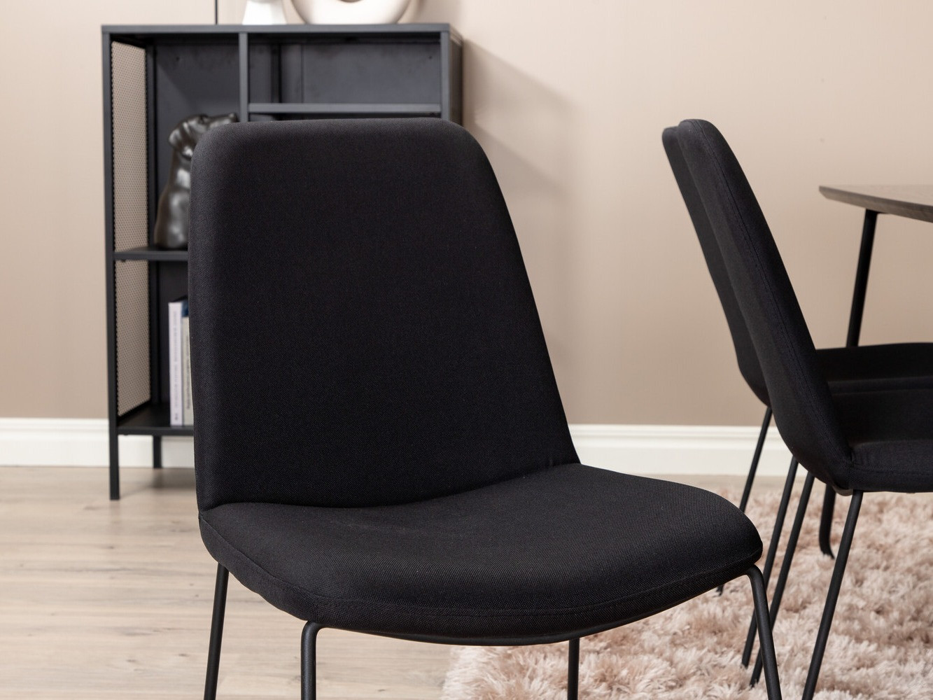 Conjunto de mesas y sillas para comedor Dallas 3039 (Negro)