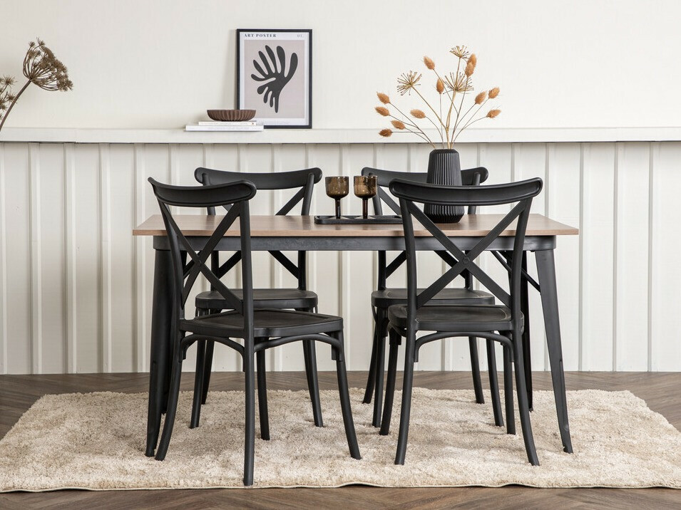 Conjunto de mesas y sillas para comedor Dallas 3360