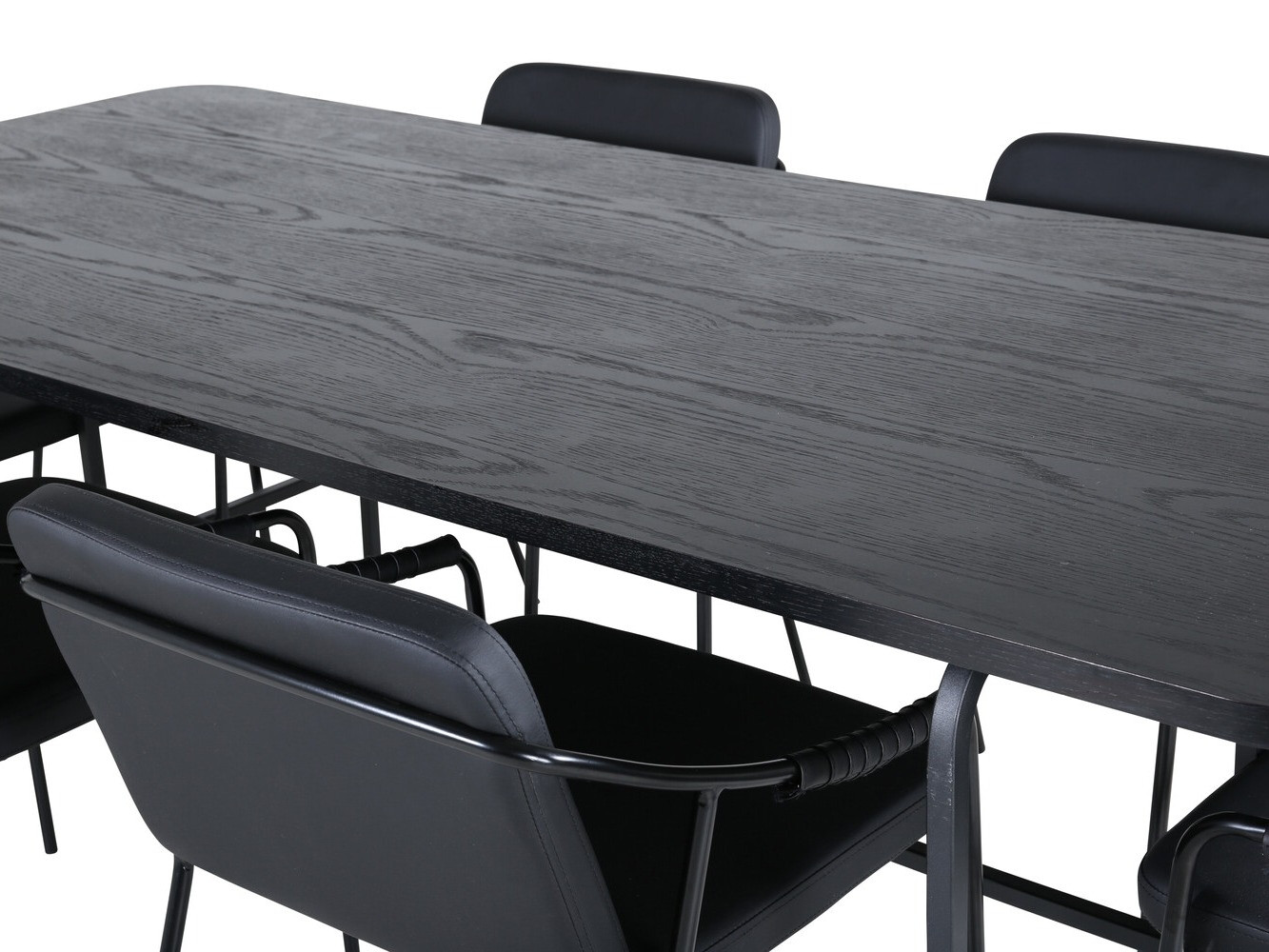 Conjunto de mesas y sillas para comedor Dallas 2797 (Negro)