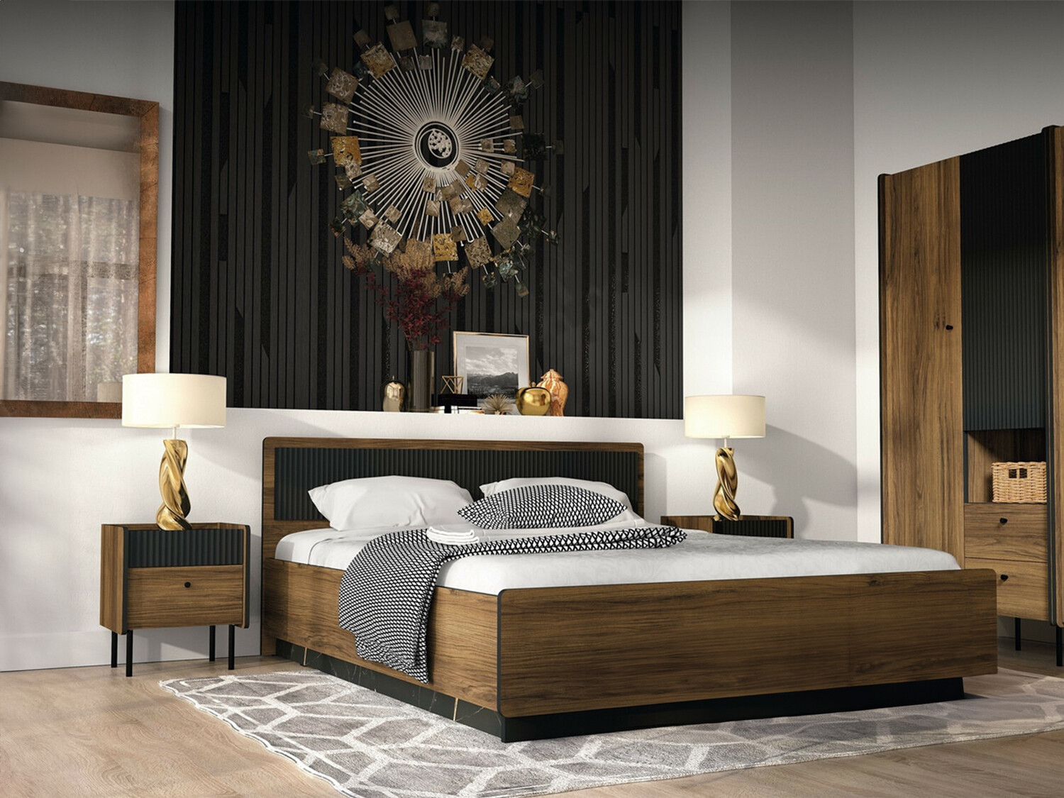 Conjunto de dormitorio Tivsali 115