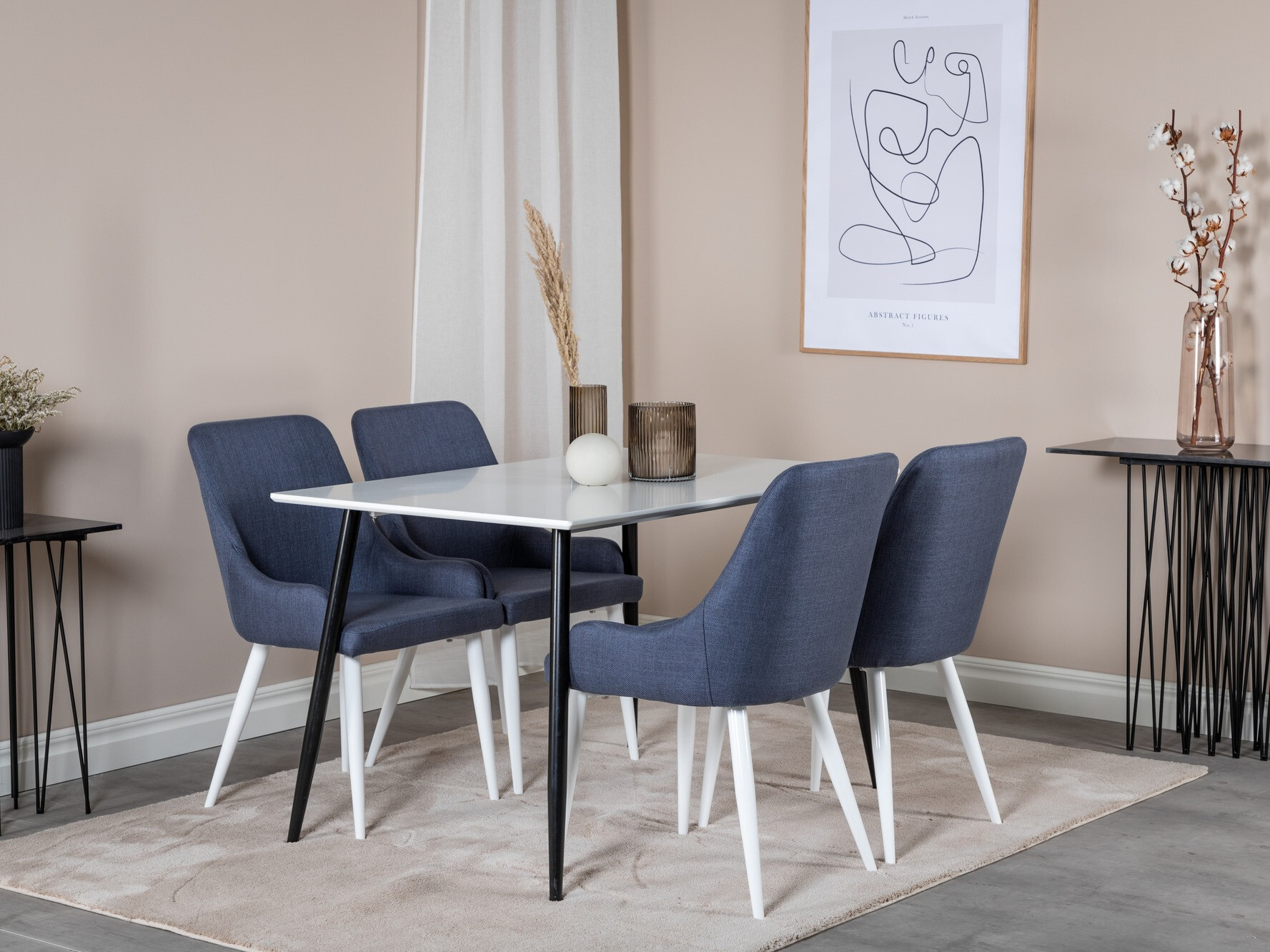 Silla Dallas 114 (Azul + Blanco)