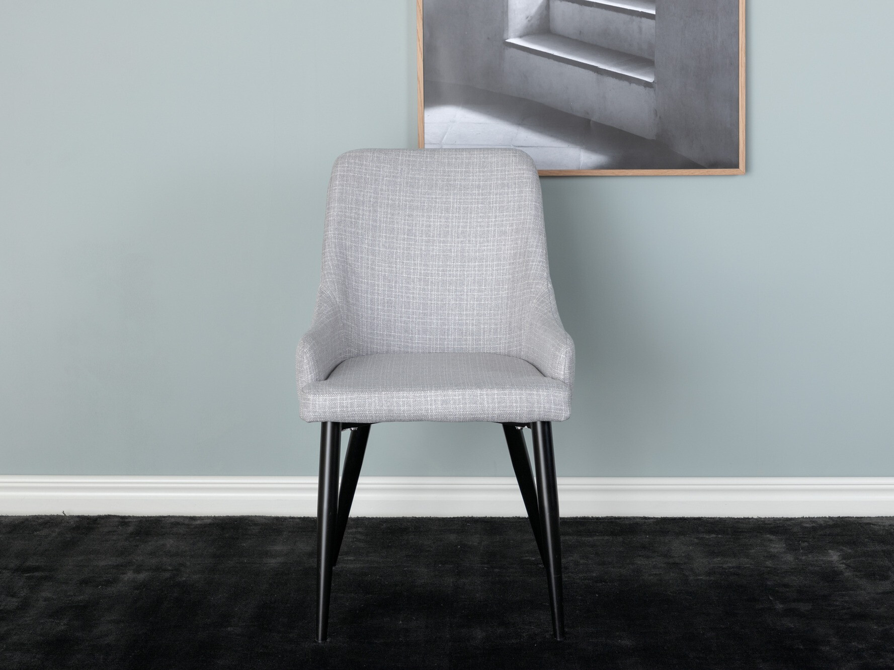 Silla Dallas 114 (Gris claro + Negro)