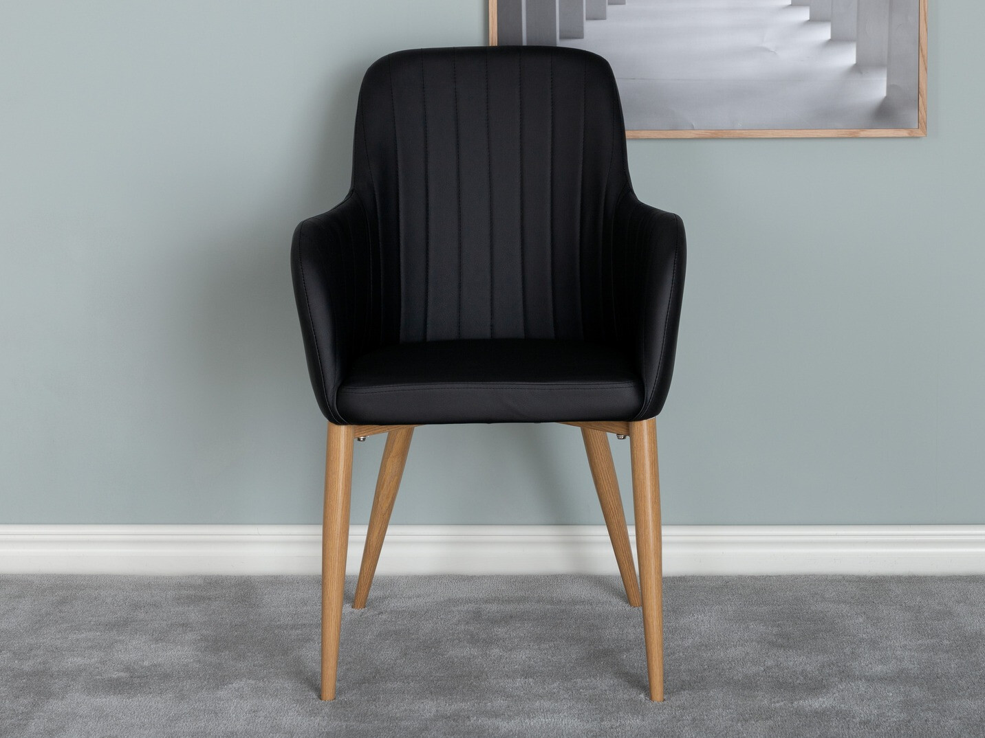 Silla Dallas 158 (Negro + Marrón)
