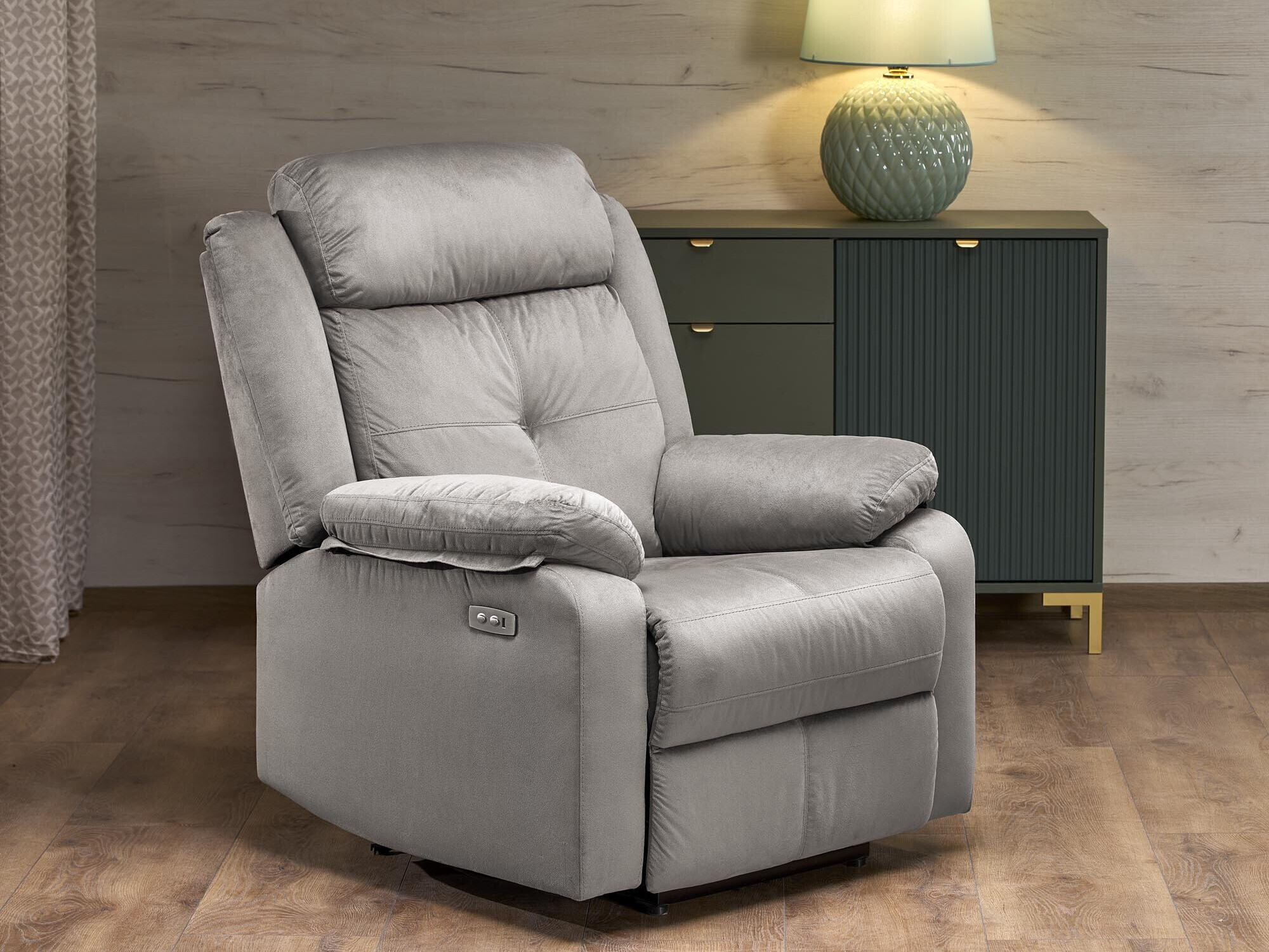 Sillón reclinable Houston 1781 (Gris)