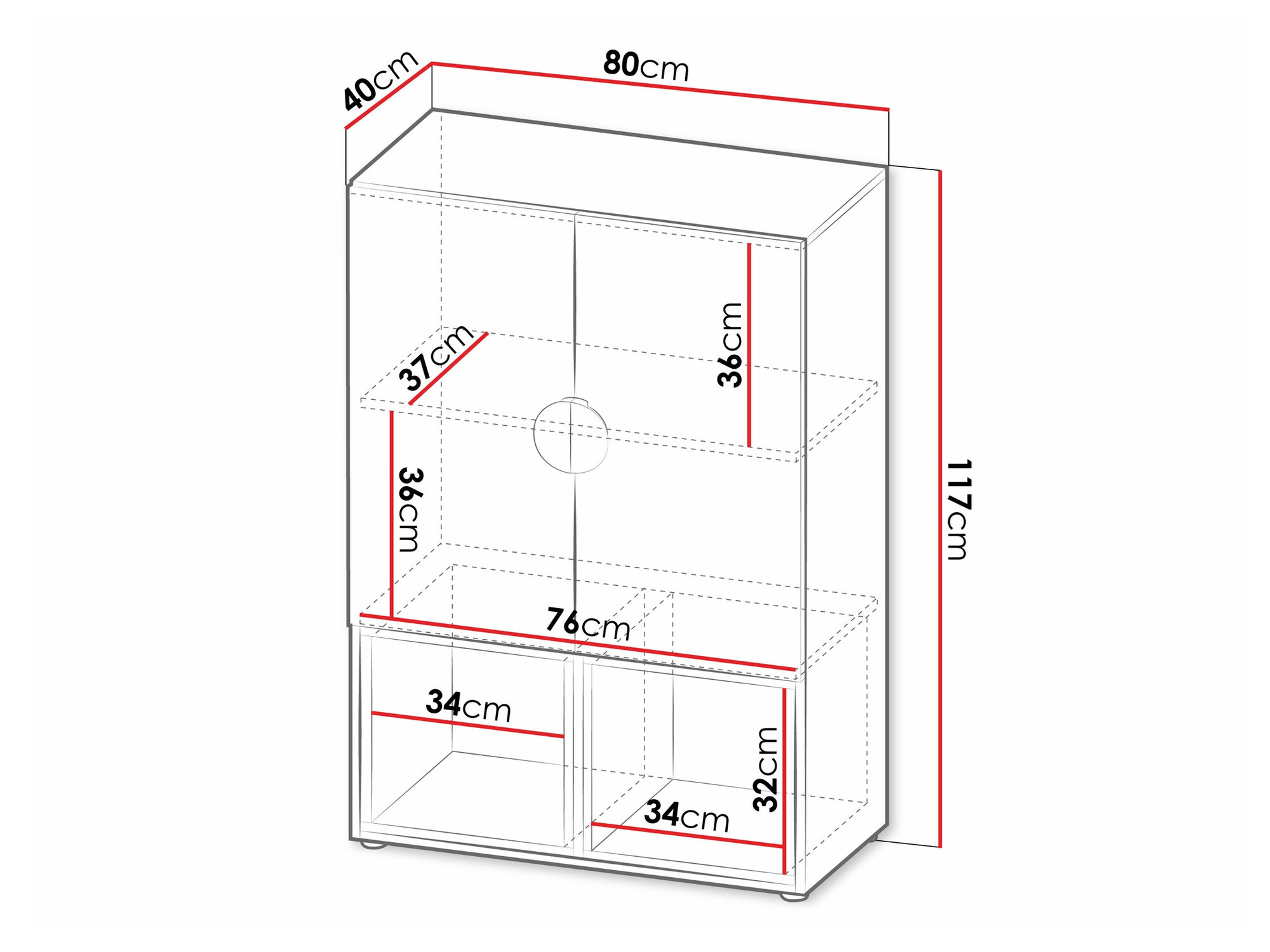 Aparador Morsoru 105 (Beige + Roble Artisan)