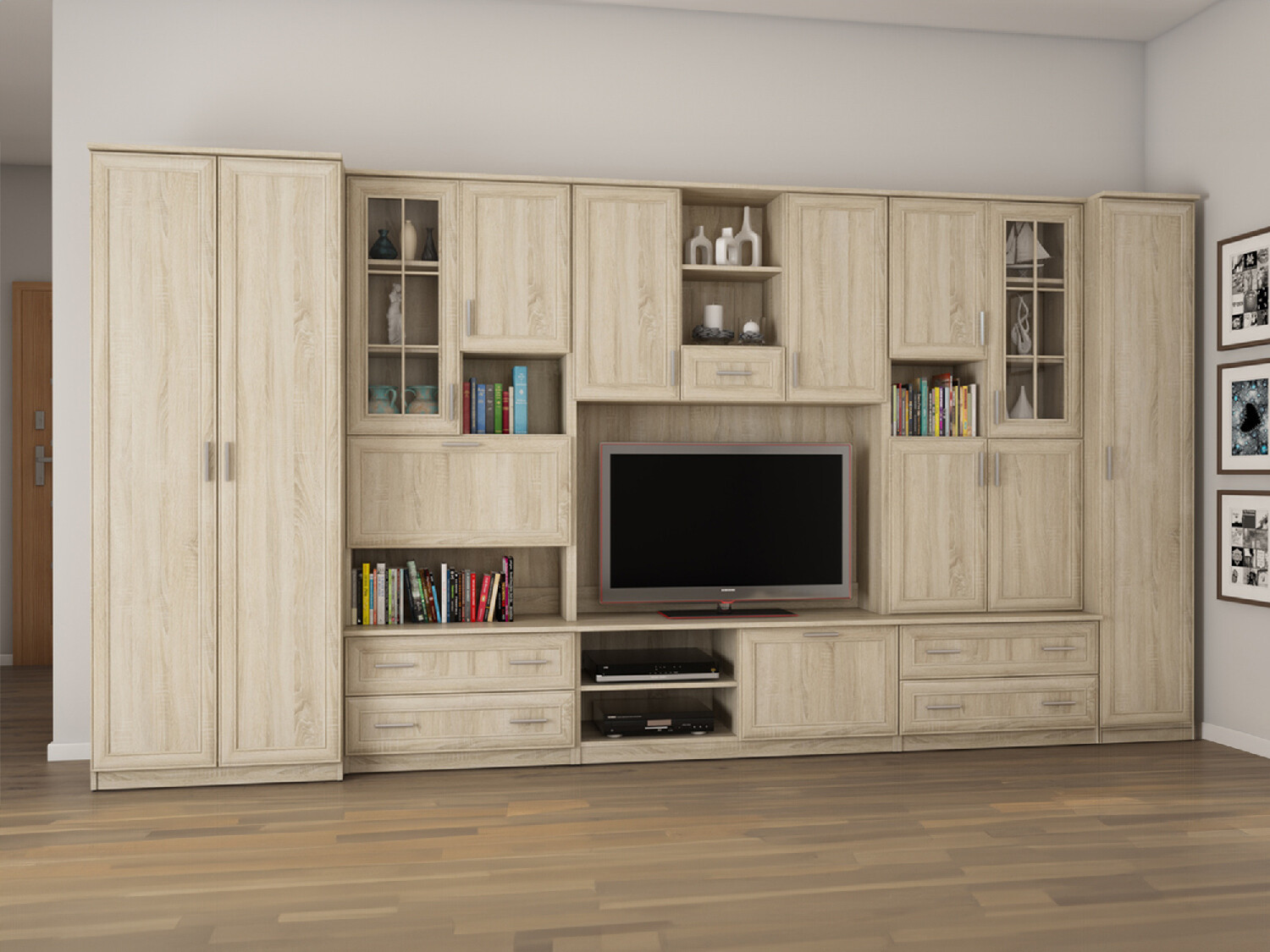 Conjunto de salón Lexington 127 (Roble Sonoma)