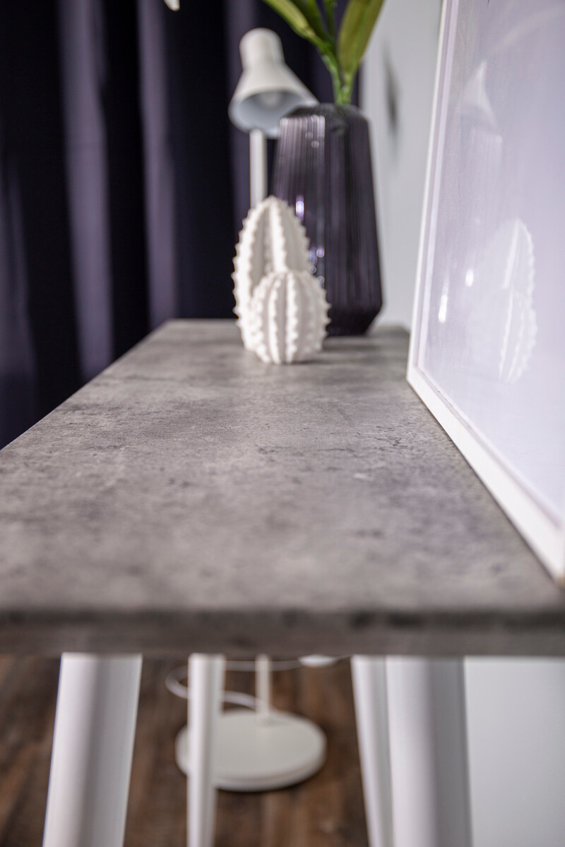 Consola Dallas 226 (Hormigón + Blanco)