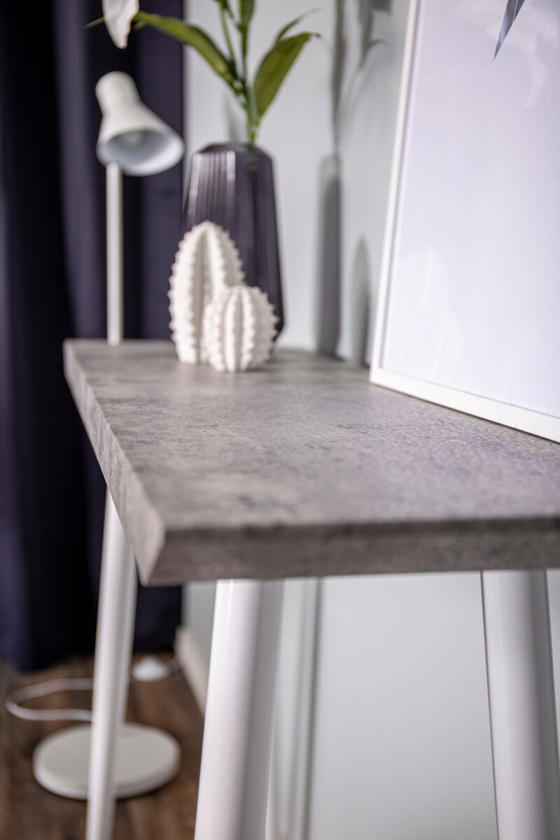 Consola Dallas 226 (Hormigón + Blanco)