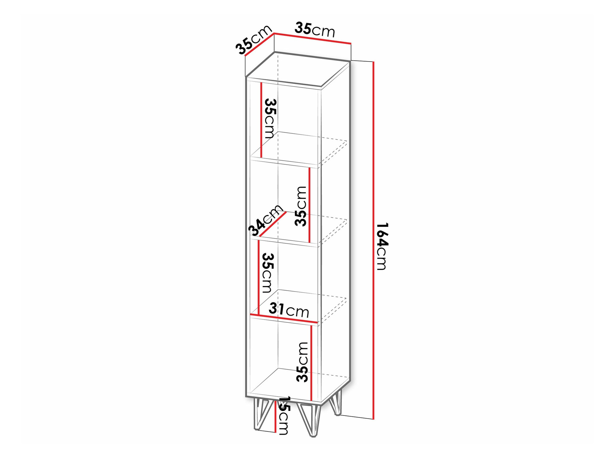 Estantería Domdele 109