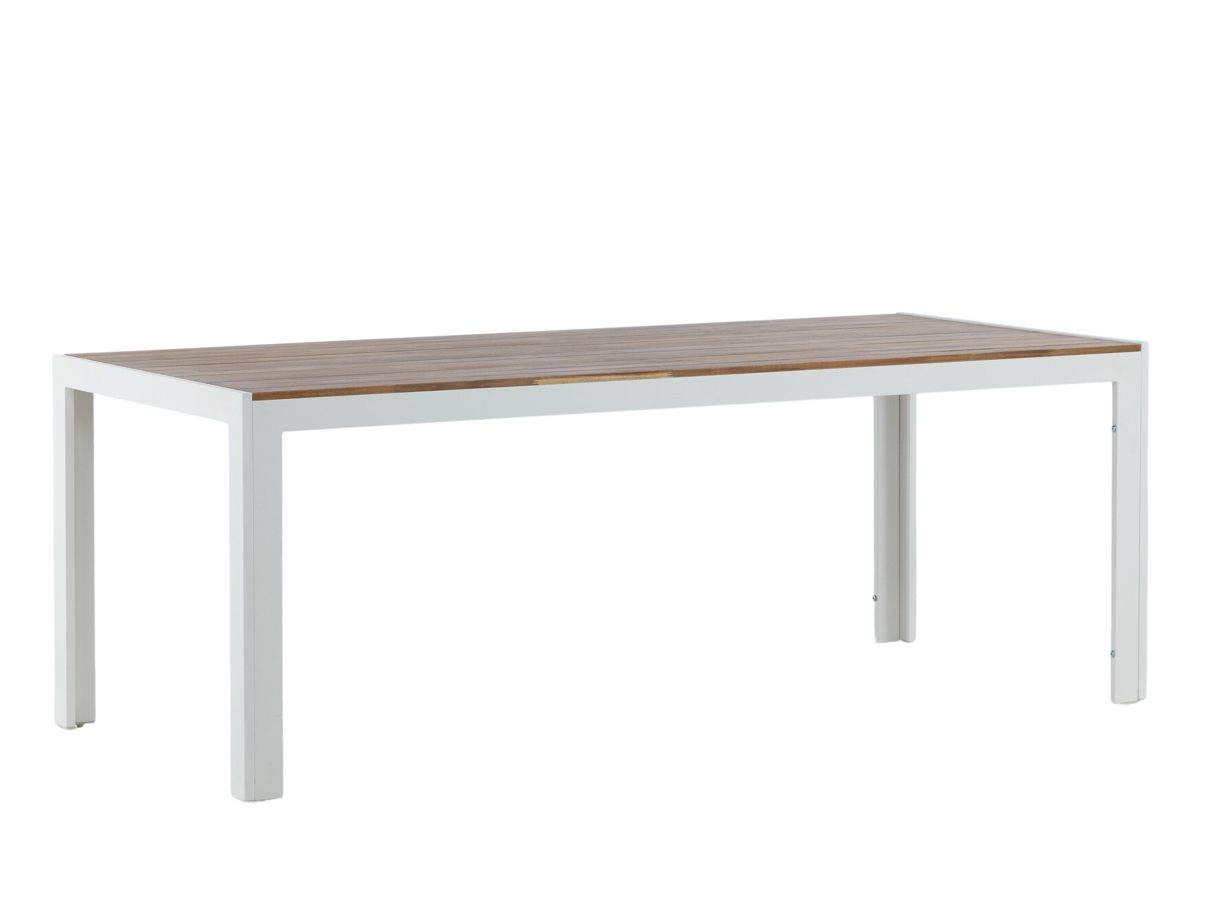 Mesa para exterior Dallas 673 (Acacia + Blanco)