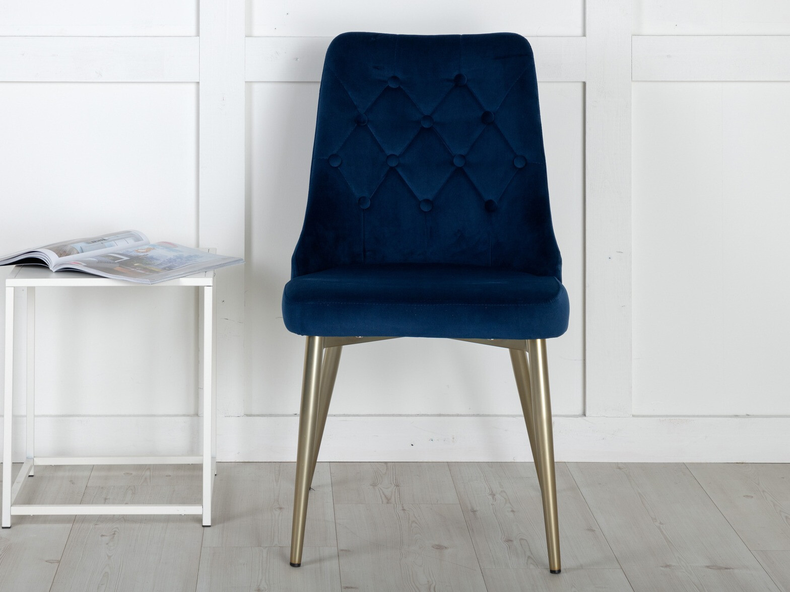 Silla Dallas 203 (Azul + dorado)