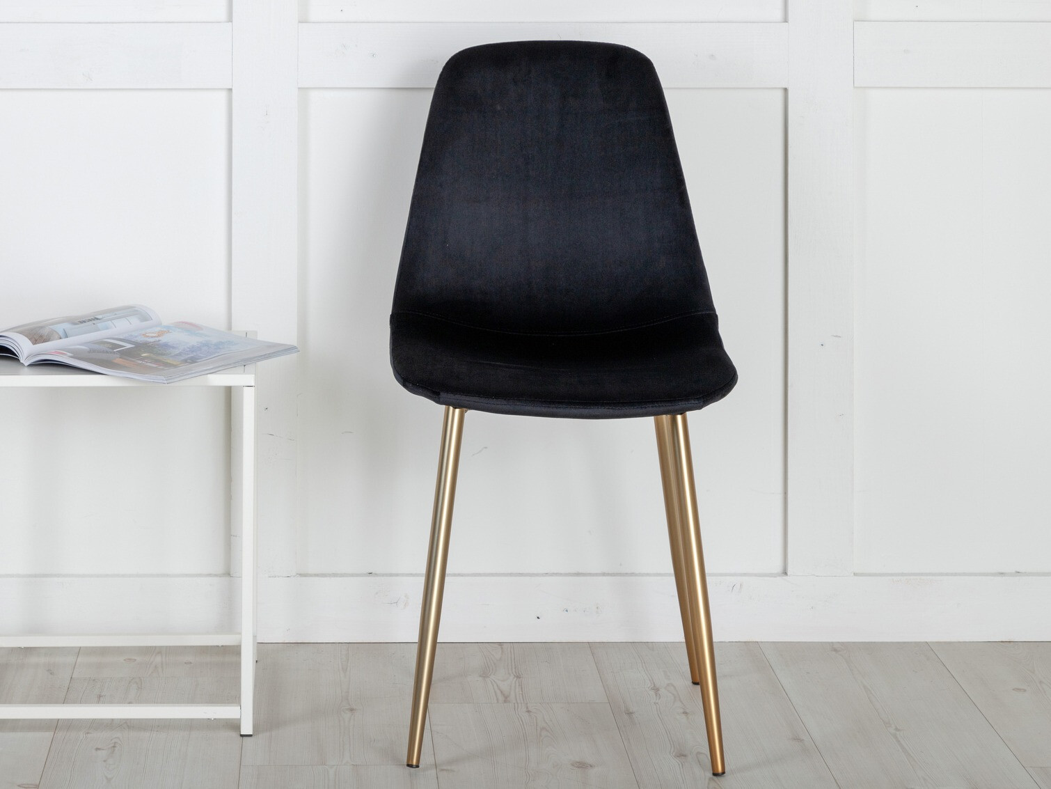 Silla Dallas 252 (Negro + Latón)