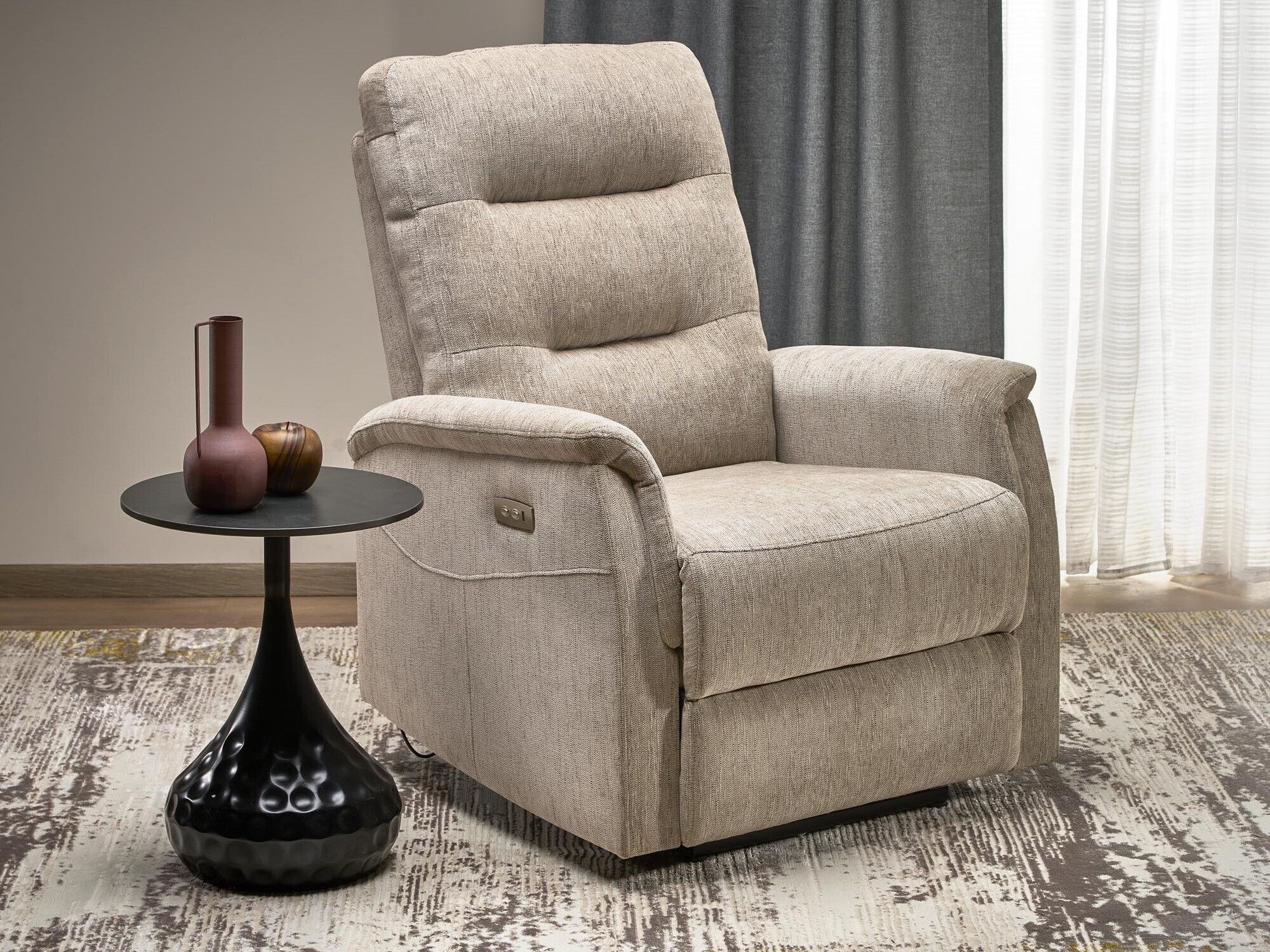 Sillón reclinable Houston 1782 (Beige)
