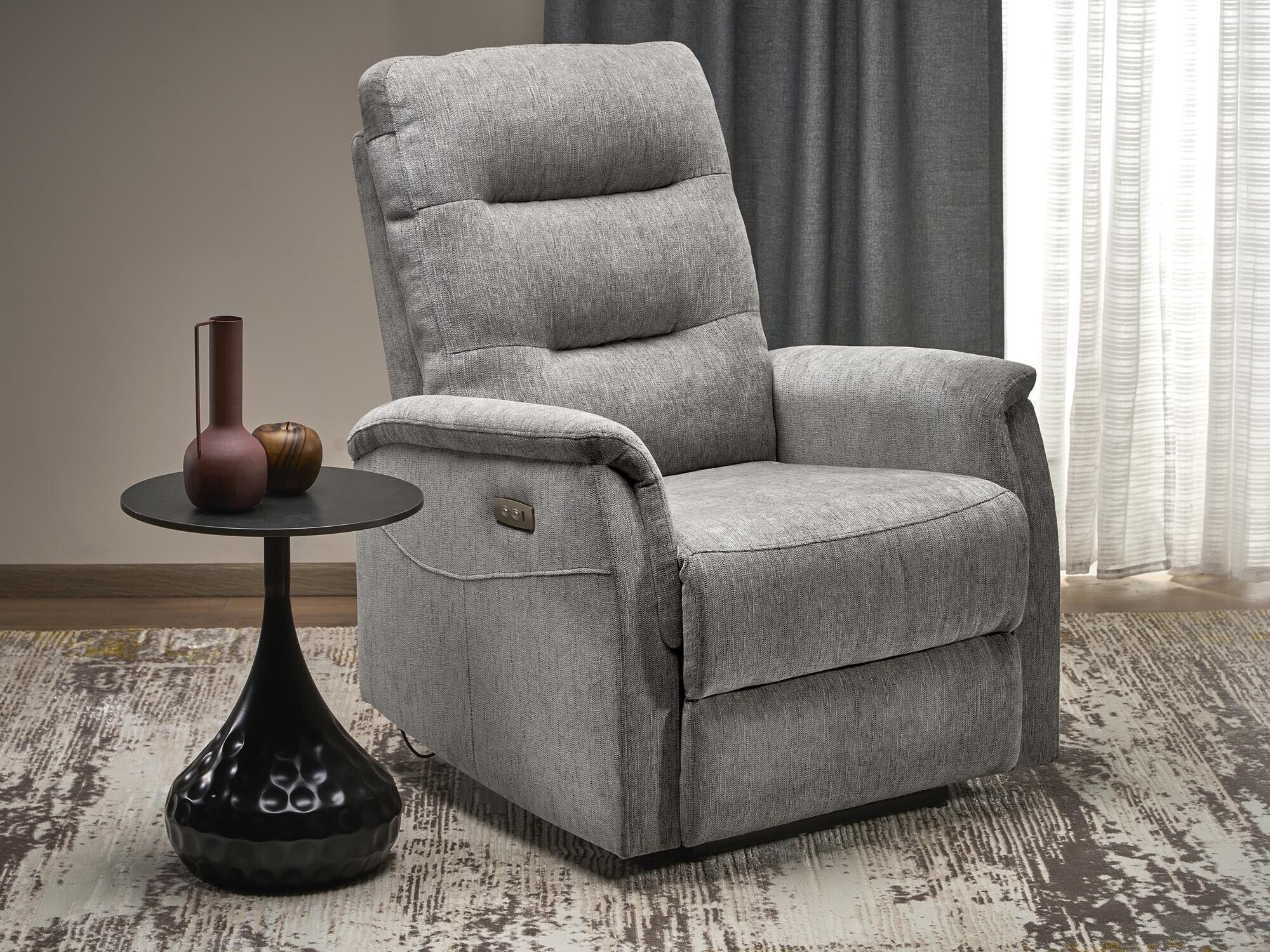 Sillón reclinable Houston 1782 (Gris)