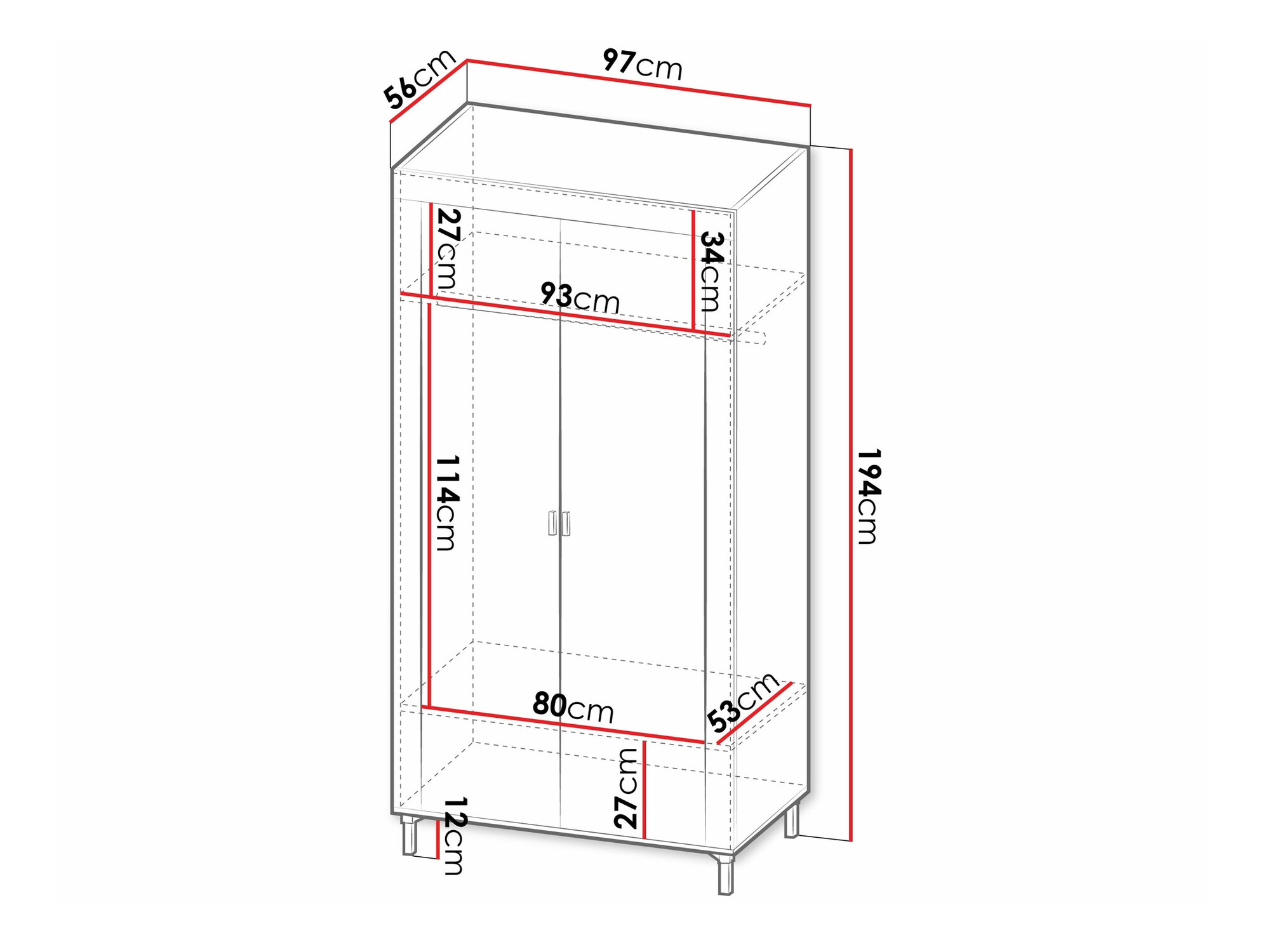 Armario Mormavu 100 (Mate blanco)