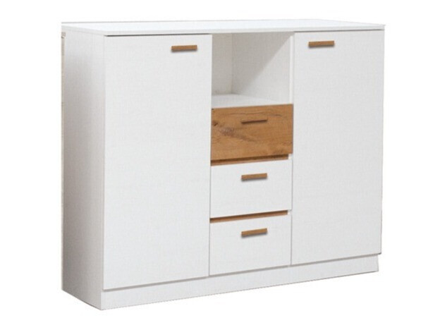 Cómoda Aviromu 103 (Andersen pino + Blanco)