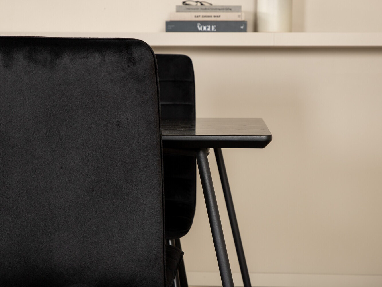 Conjunto de comedor Dallas 2721 (Negro)