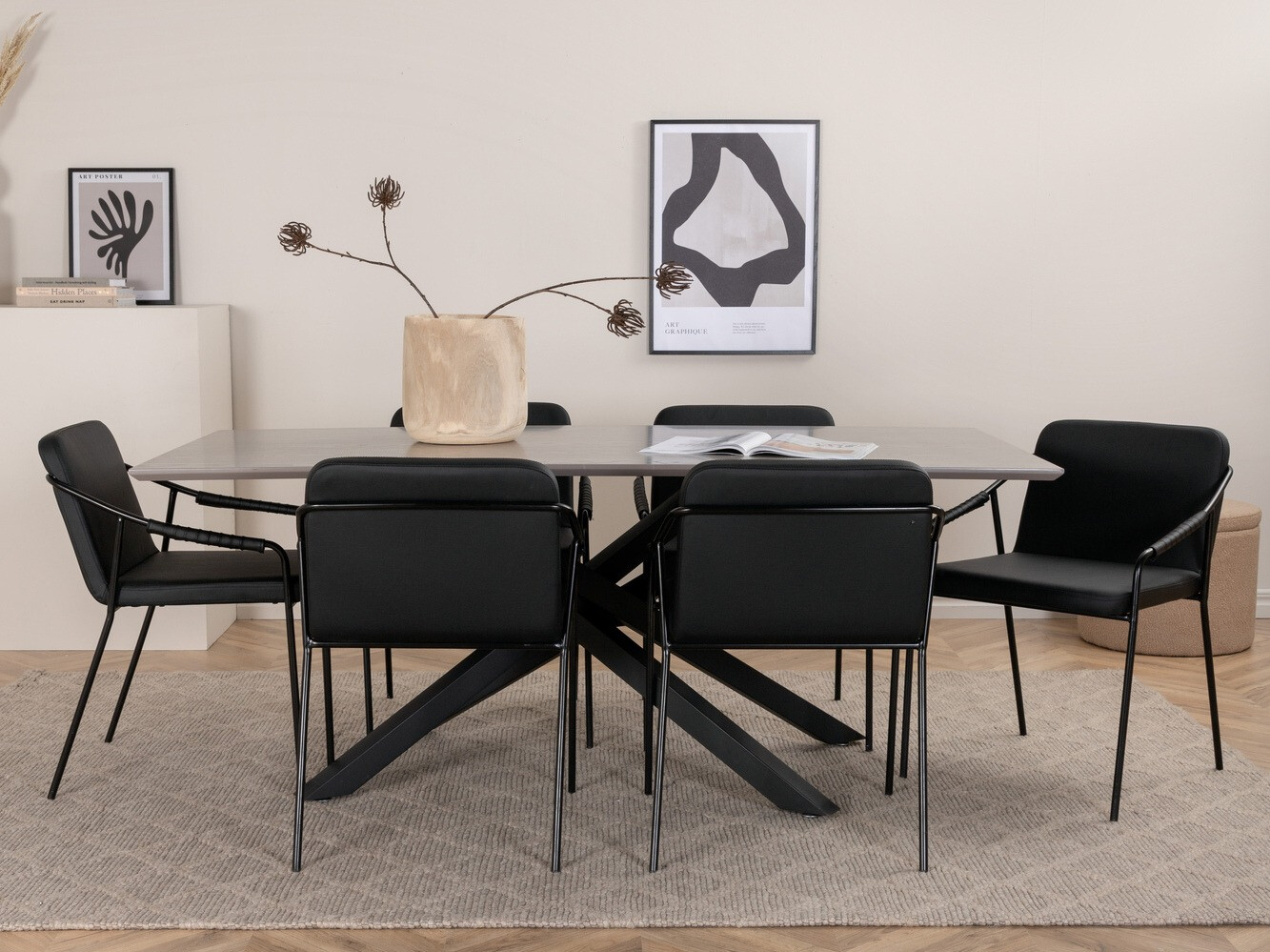 Conjunto de mesas y sillas para comedor Dallas 2658