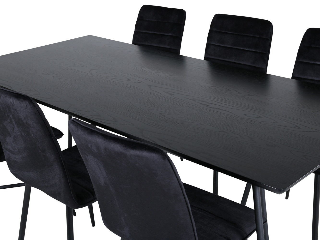 Conjunto de mesas y sillas para comedor Dallas 2721 (Negro)