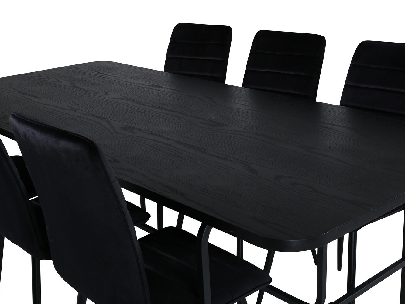 Conjunto de mesas y sillas para comedor Dallas 2768 (Negro)